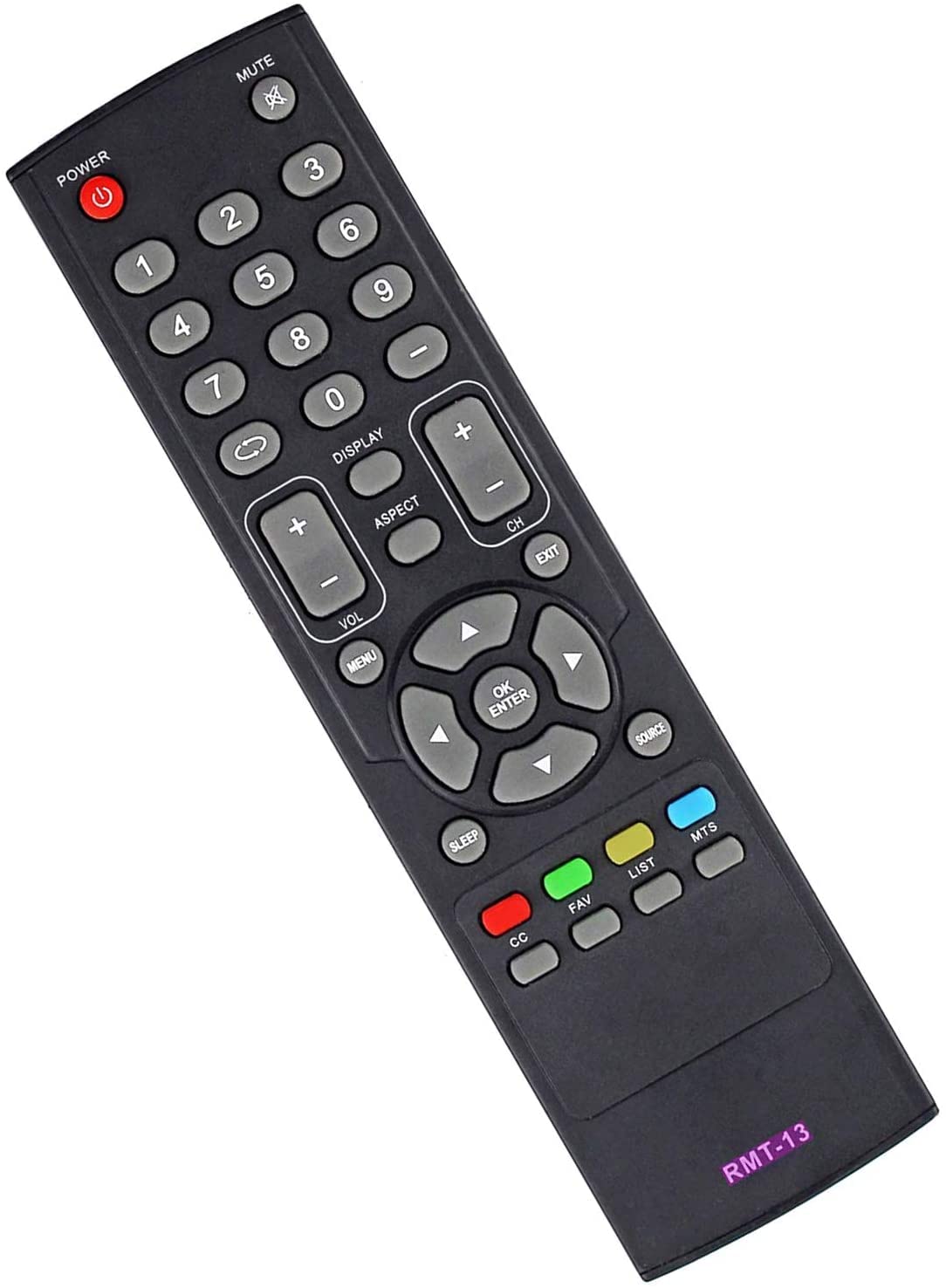 Universal RMT-13 TV Remote Control Replacement for Westinghouse TVs VR-3250DF VR-4085DF VR-3250D 24SL415U H37PH10UK TH42PEUK - Perfect for Living Room, Bedroom & Home Theater Use