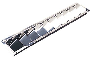 Sea-Dog Louvered Vent with 10 Louvers - Marine Grade Stainless Steel Boat Ventilation for Cabin, Bilge & Deck - Perfect for Yachts, Sailboats & Fishing Boats