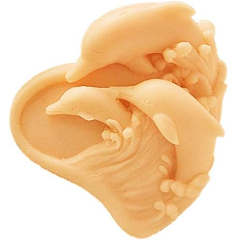 Premium Silicone Dolphin Molds for Soap Making - 3D Dolphin Family Craft Molds DIY Handmade Soap Supplies, Marine Theme Silicone Molds for Candle, Resin, Chocolate & Bath Bombs - Perfect for DIY Gifts & Home Decor
