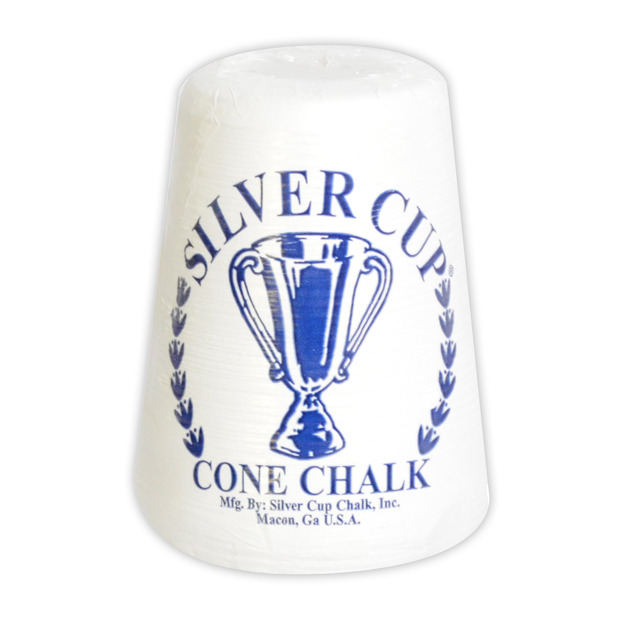Premium Hathaway Silver Cup Cone Talc Chalk - White for Gymnastics, Rock Climbing & Weightlifting | Non-Slip Grip Enhancer for Athletes & Fitness Enthusiasts