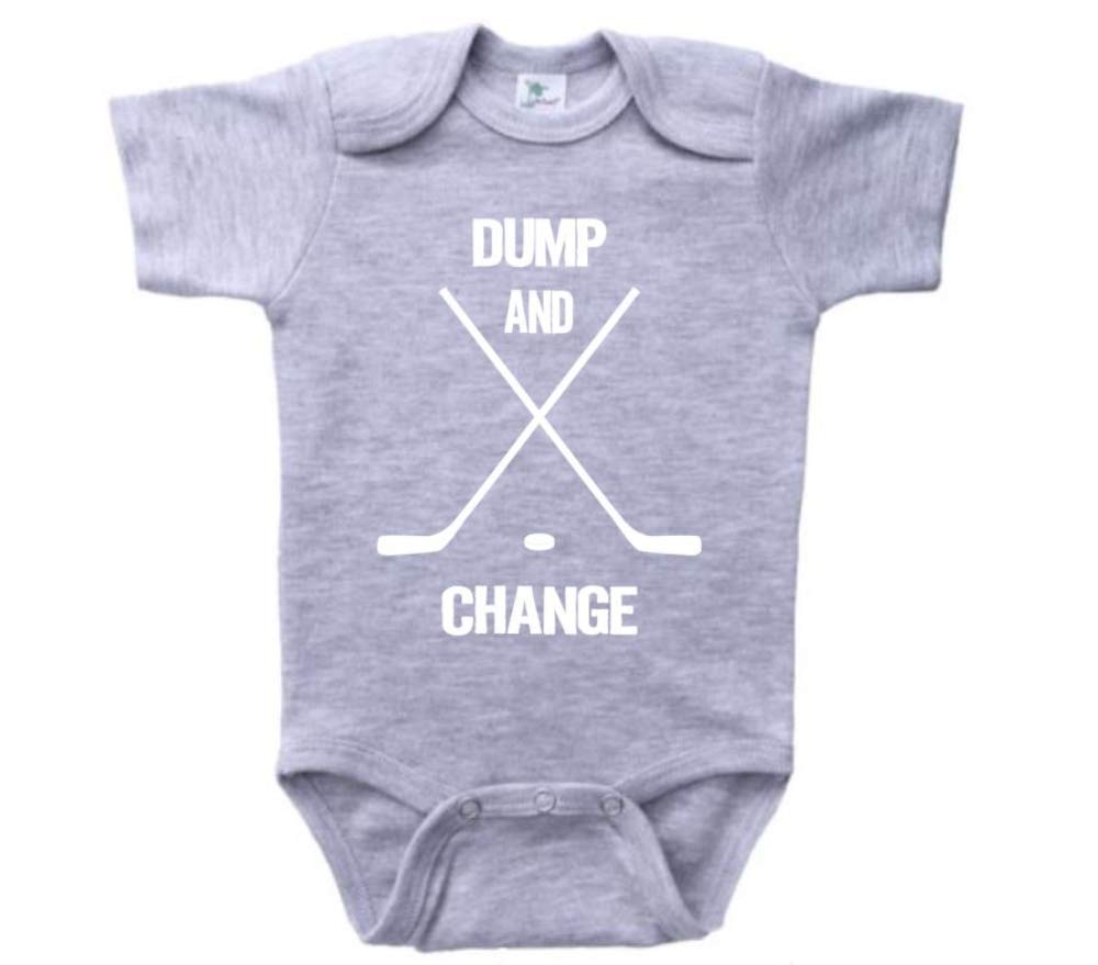 Adorable Hockey Baby Onesie - Unisex Newborn Bodysuit for Easy Diaper Changes | Perfect for Hockey Games, Family Photos & Everyday Wear