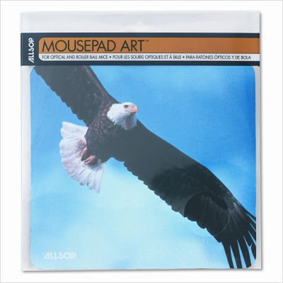 Bald Eagle Mouse Pad - Non-Slip Ergonomic Desk Mat for Computers & Gaming - Perfect for Office, Home, or Gaming Setup