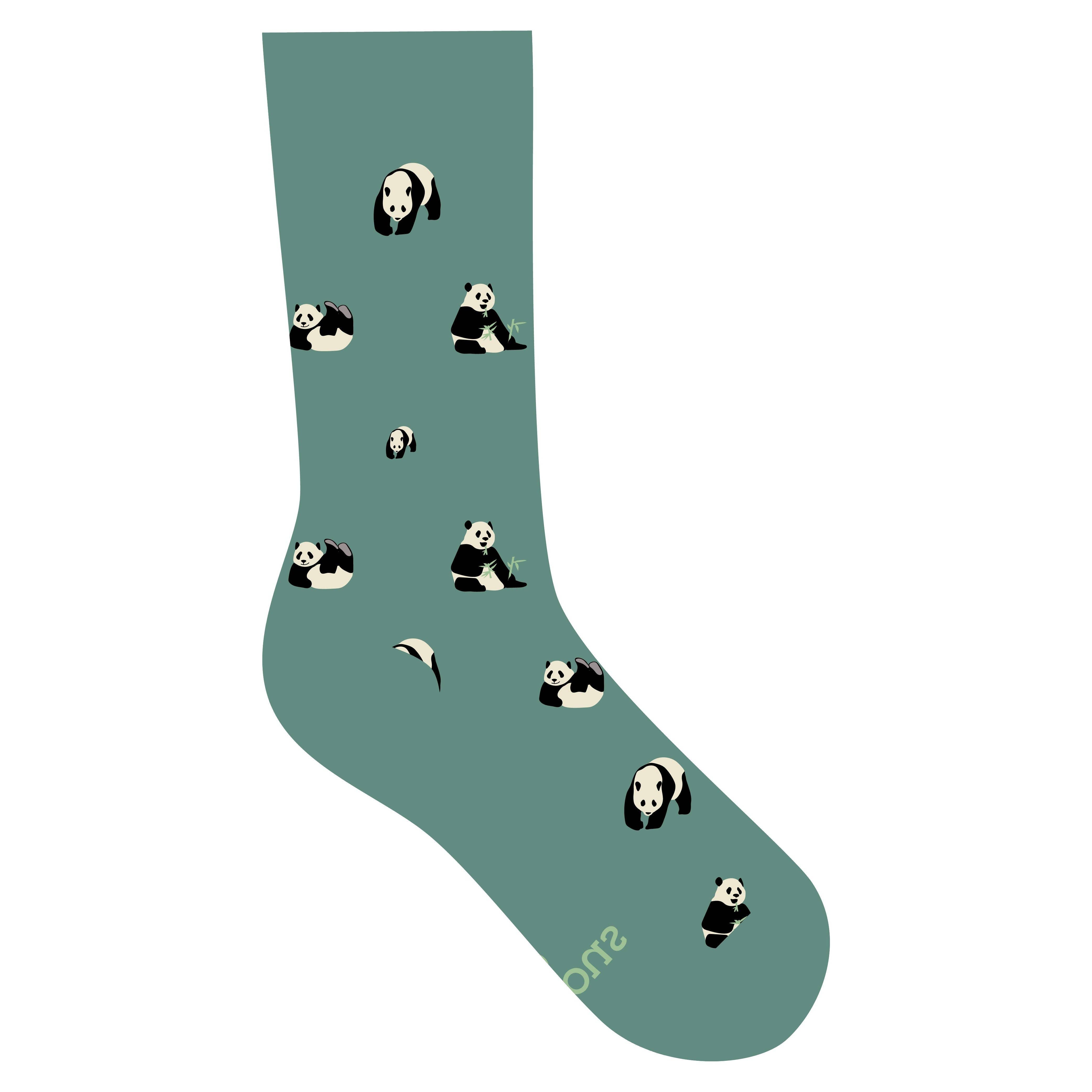 Eco-Friendly Bamboo Socks for Men & Women - Soft & Breathable Panda Conservation Socks - Perfect for Hiking, Yoga & Daily Wear