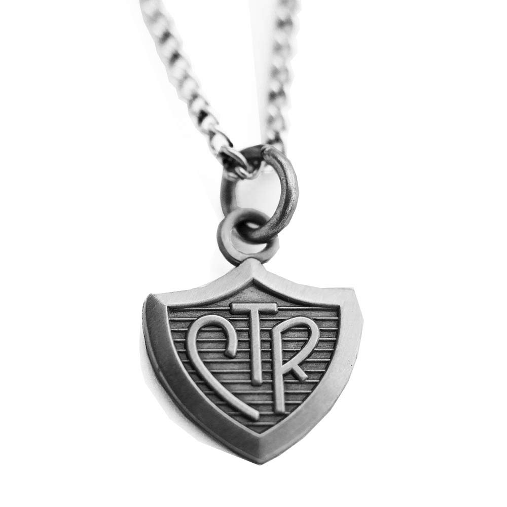 Johnson Brothers CTR Necklace - Choose The Right Shield Pendant, LDS Gift for Women - Perfect for Baptism, Missionary Farewell & Religious Occasions
