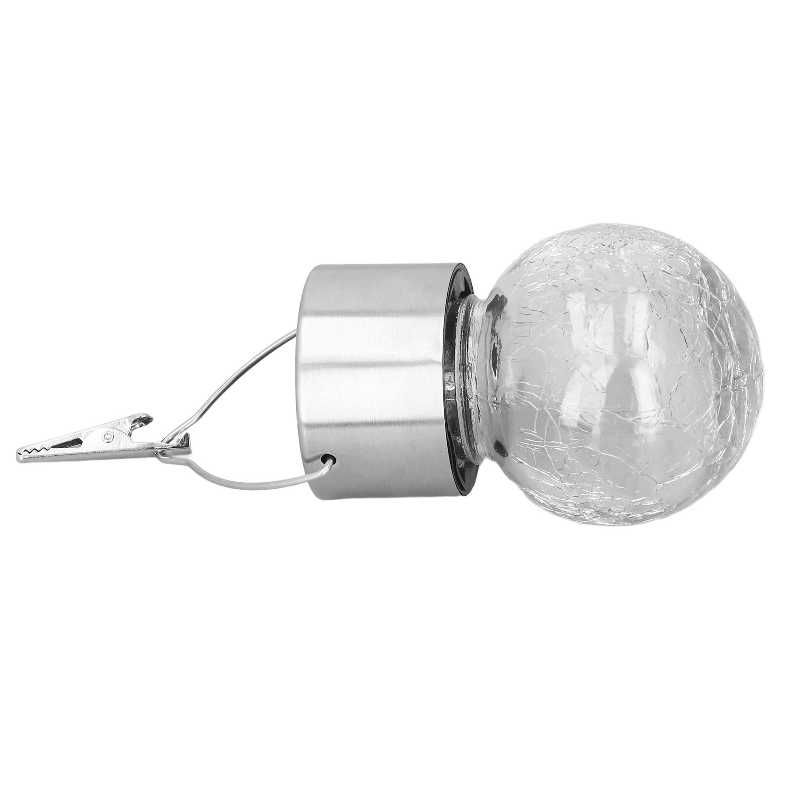 Outdoor Hanging Solar Lights - Glass Ball Crack Pattern with Auto Sensor, Solar Charged Garden Lights for Patio, Yard, Pathway & Landscape Decoration