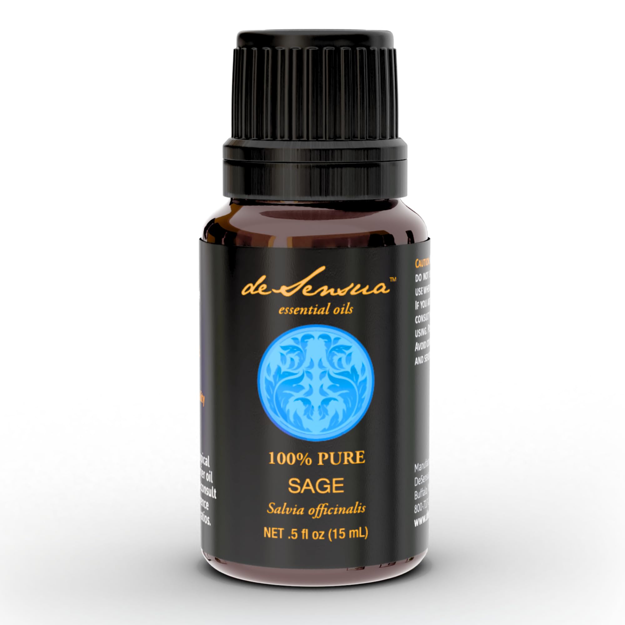 100% Pure Dalmatian Sage Essential Oil - 15 mL for Aromatherapy, Relaxation & Skin Care