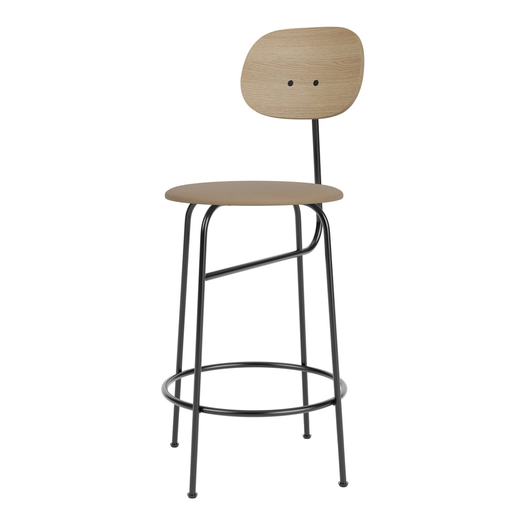 Afteroom Counter Chair Plus - Modern Upholstered Bar Stool for Kitchen Island, Breakfast Nook & Home Bar | Comfortable Seat with Premium Fabric | Contemporary Dining & Lounge Furniture