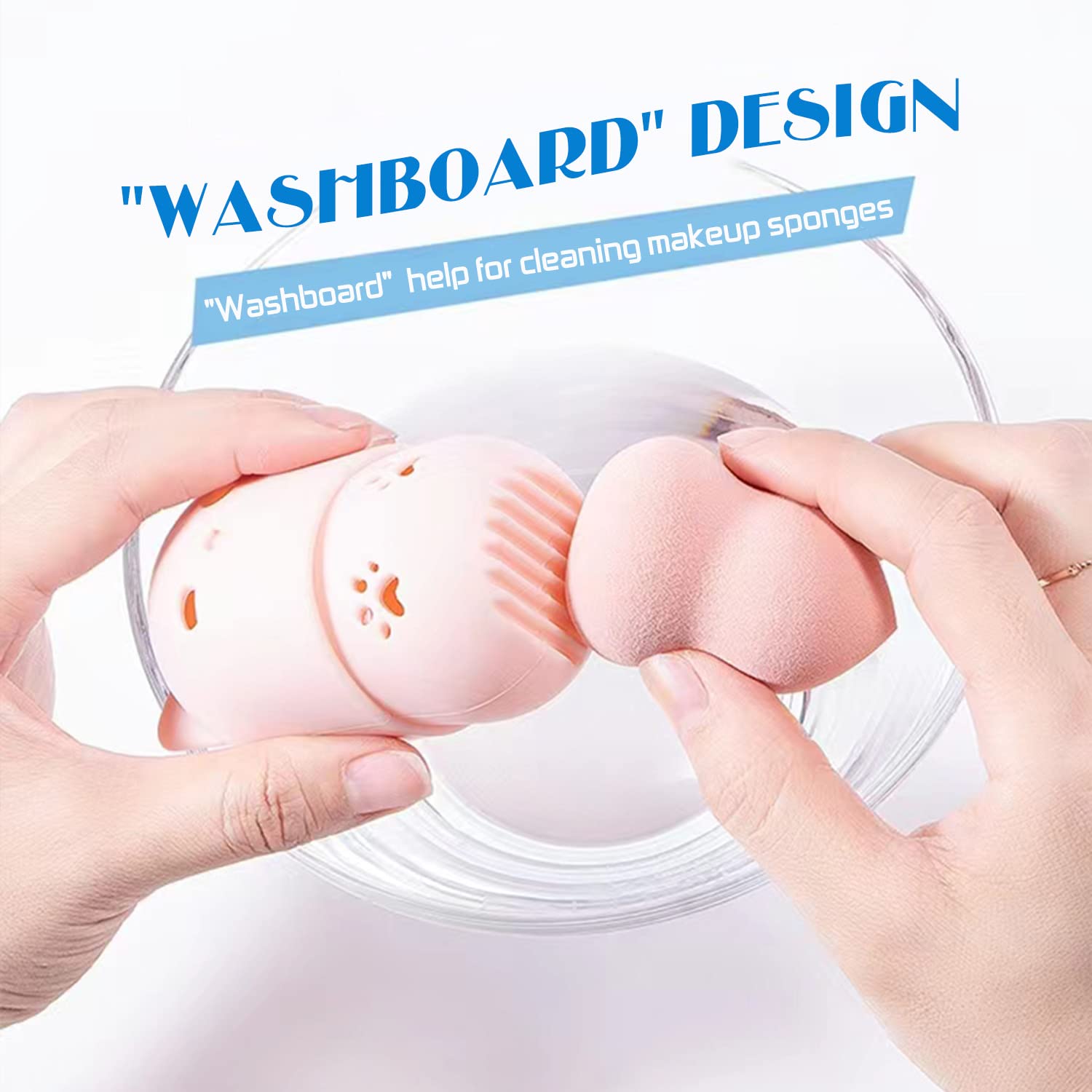 Makeup Sponge Holder & Beauty Blender Travel Case - Cosmetic Sponge Drying Stand with Powder Puff Storage - Portable Makeup Organizer for Travel & Home Use (Pink & Purple) - Perfect for Drying, Storing & Carrying Beauty Blenders On-The-Go