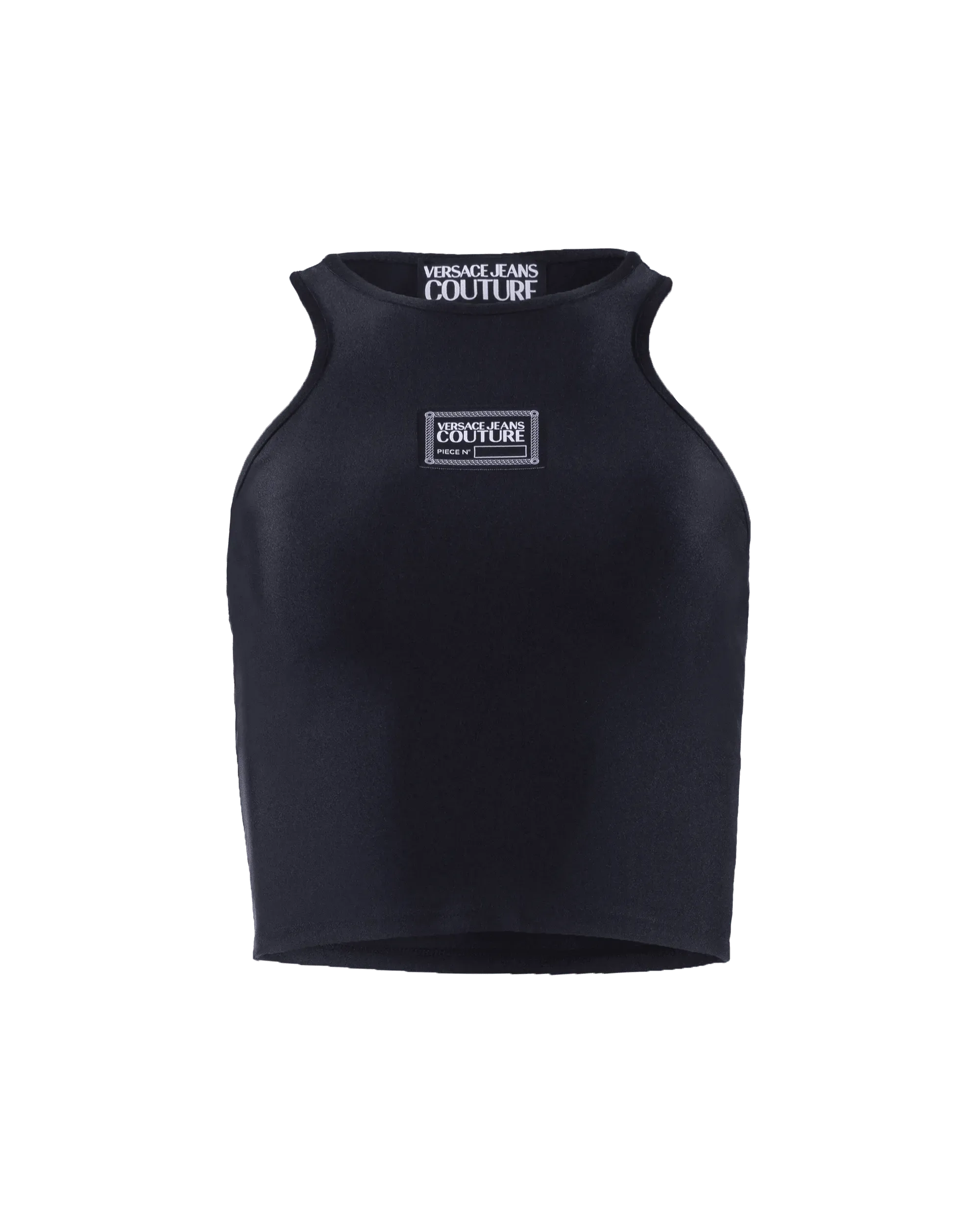 Cropped Patch Logo Tank Top for Women - Trendy Summer Sleeveless Shirt - Casual Streetwear & Gym Outfit