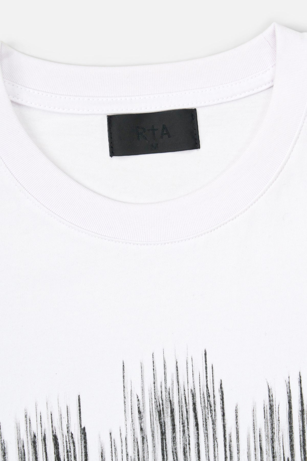 Colin Oversized Short Sleeve Tee - White Etched Monogram Cotton T-Shirt for Men | Casual Streetwear & Summer Outfit Essential