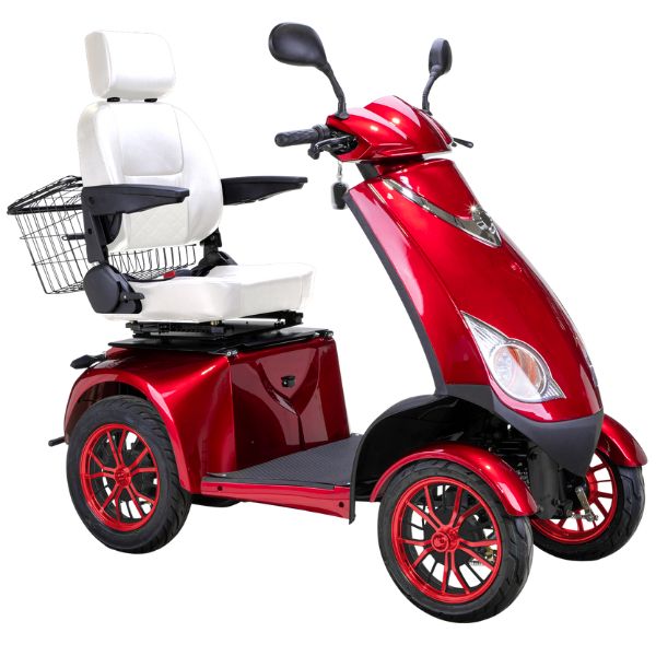 Premium Platinum Bariatric 4-Wheel Mobility Scooter for Heavy Adults - Heavy Duty Electric Wheelchair for Indoor & Outdoor Use - Ideal for Shopping, Travel, and Daily Mobility Assistance