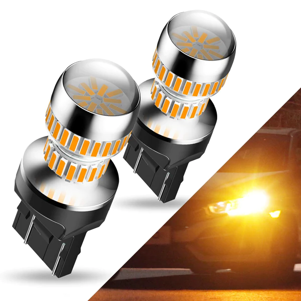 2002-2003 Honda Civic Hatchback Rear Turn Signal Light Bulb - Amber LED Replacement for Improved Visibility (Perfect for Night Driving & Safety Upgrades)