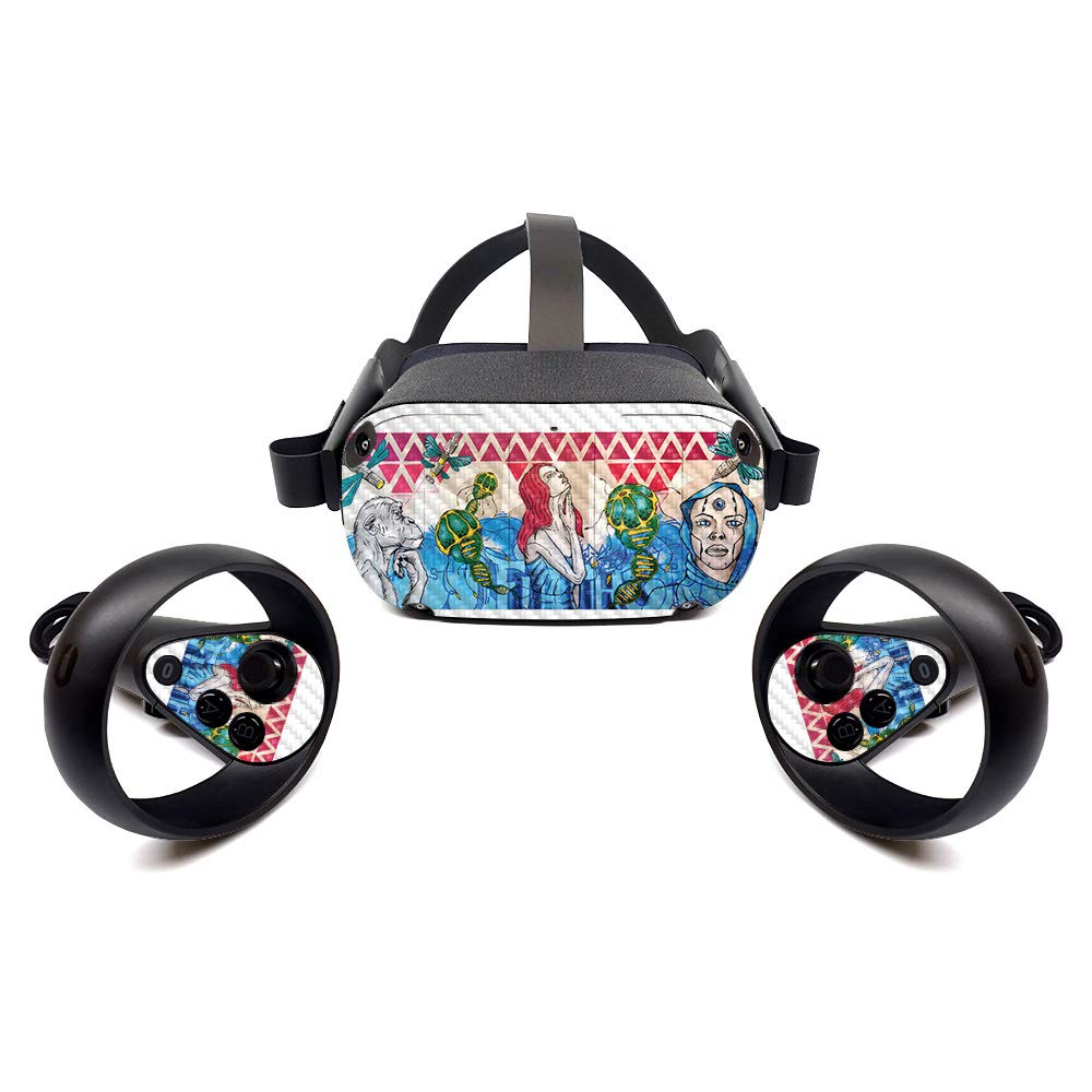 Carbon Fiber Skin for Oculus Quest - Durable Protective Cover for VR Gaming
