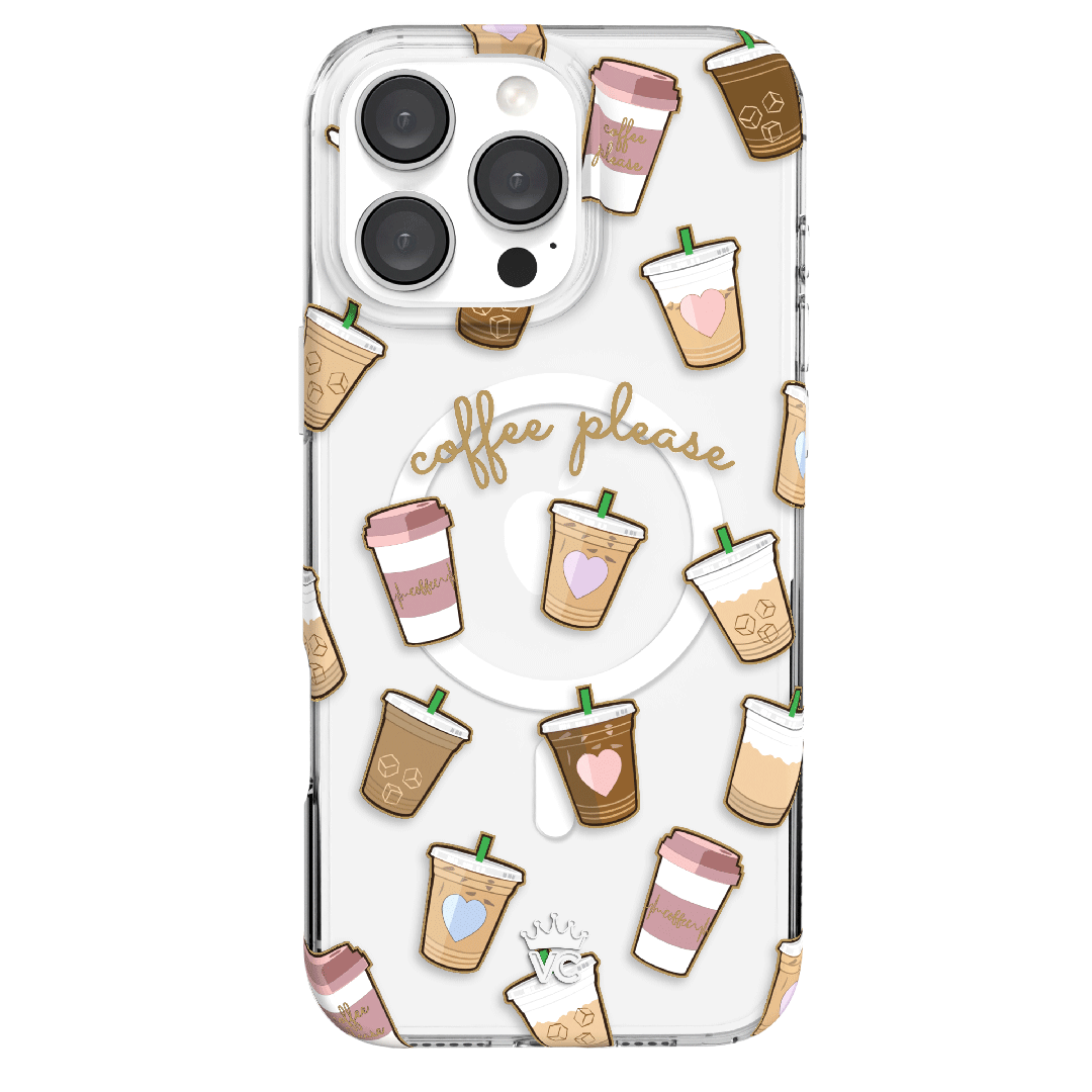 Premium Coffee First iPhone Case - Stylish & Durable Phone Cover for iPhone [Models] - Perfect for Coffee Lovers, Office Use & Daily Protection