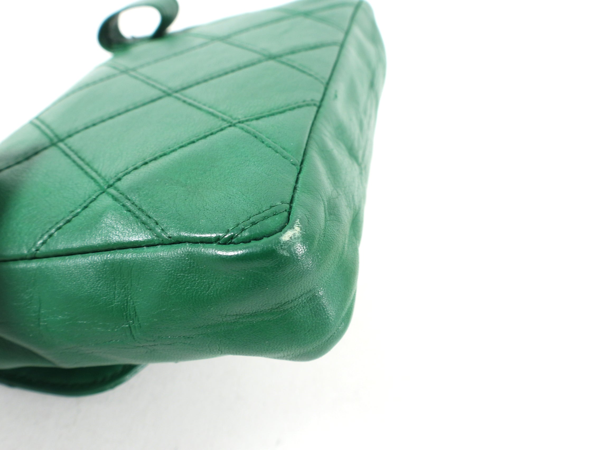 Vintage Chanel Green Waist Belt Bag from Early 1980s - 28-30 Inch Adjustable - Perfect for Retro Fashion & Evening Events