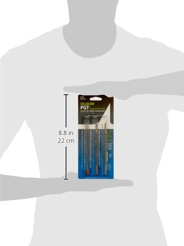 OLSON SAW PG49802 Precision Ground Scroll Saw Blades - 5 Pack for Woodworking, Metal Cutting & DIY Craft Projects - Ultra Sharp & Durable for Detailed Cuts