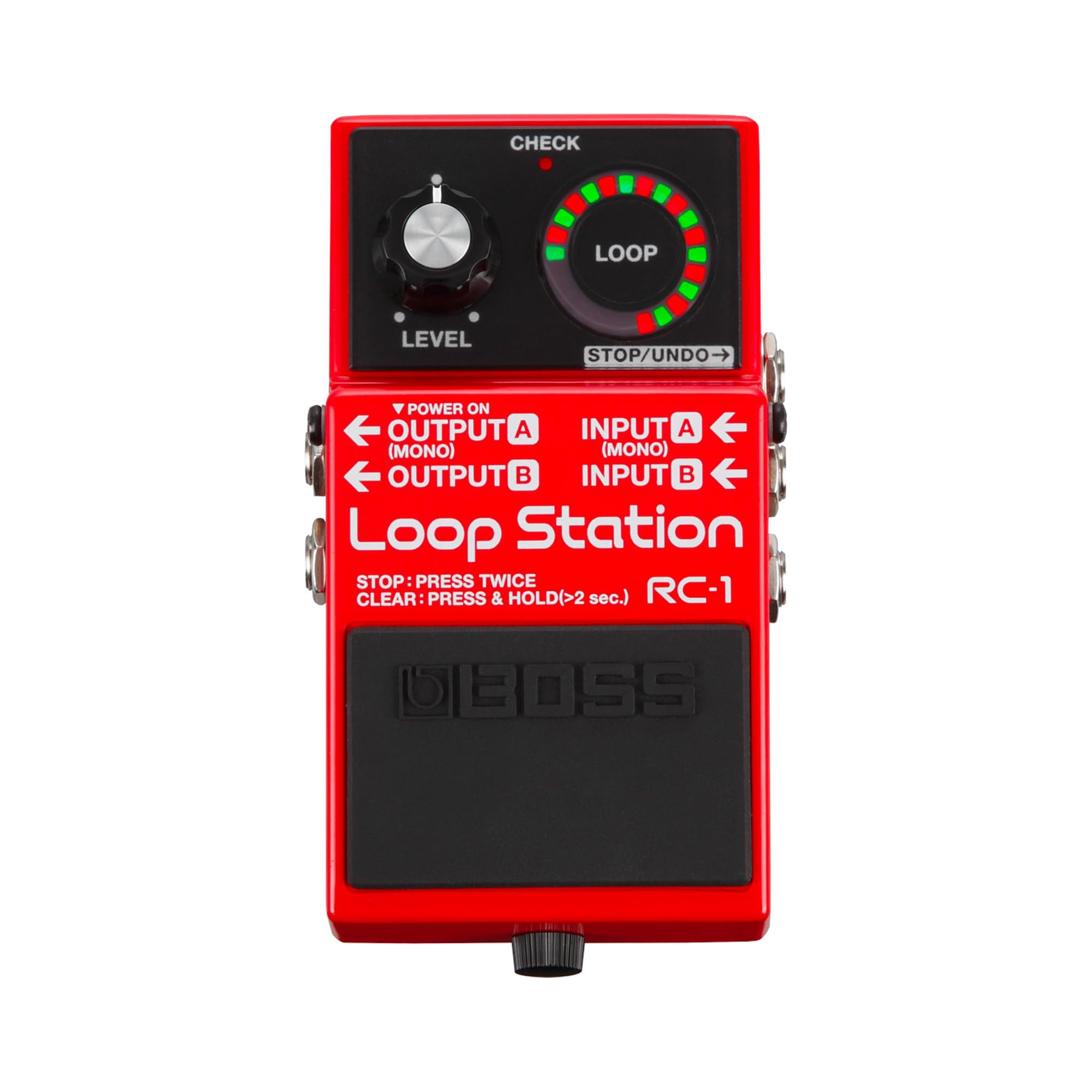 Boss RC-1 Loop Station Pedal - Compact Guitar Effects Looper for Live Performance & Music Creation | Perfect for Practice, Recording & Stage Use