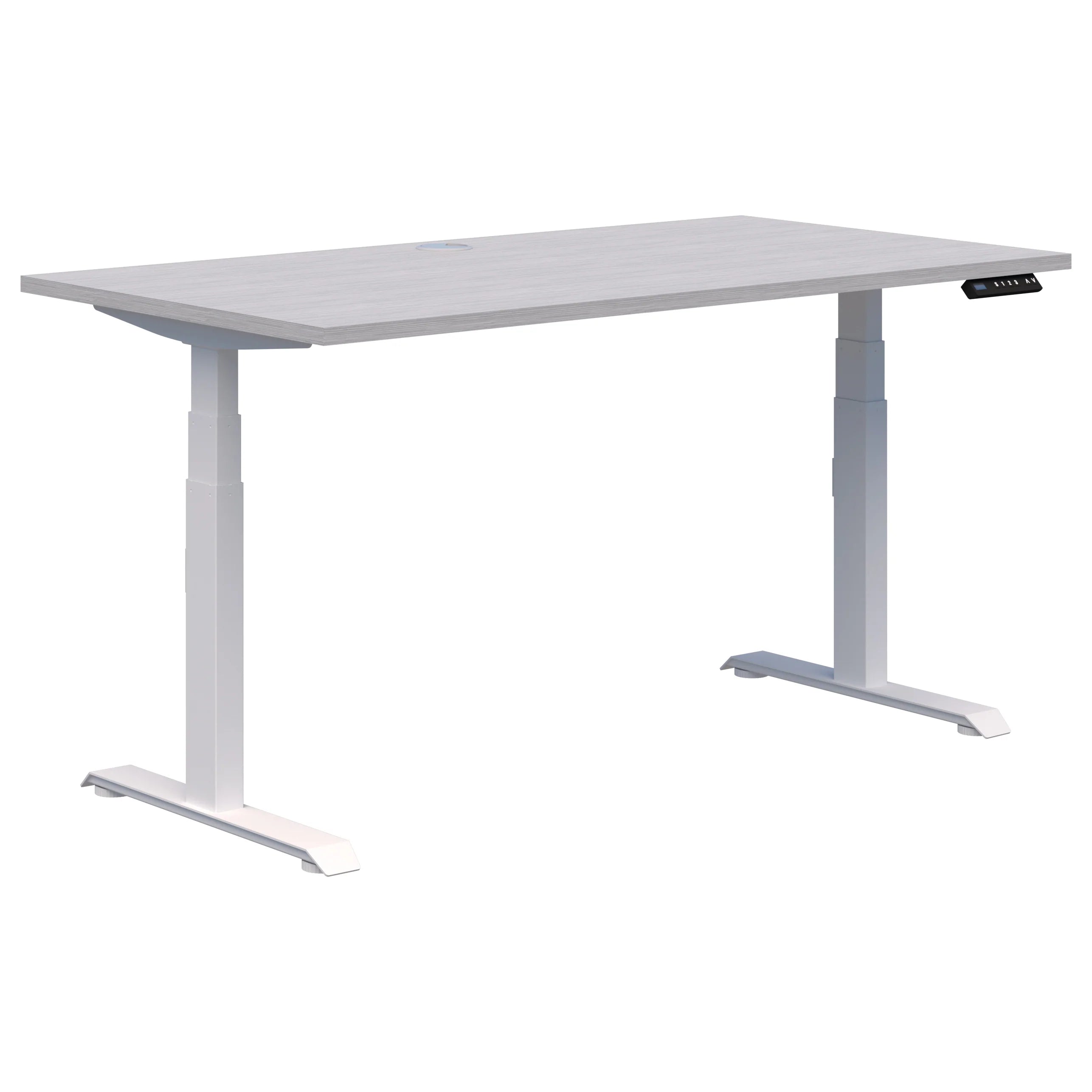 Summit II Single Height Adjustable Standing Desk - Ergonomic Home & Office Workstation for Comfortable Sitting or Standing - Perfect for Remote Work, Study & Gaming Setup