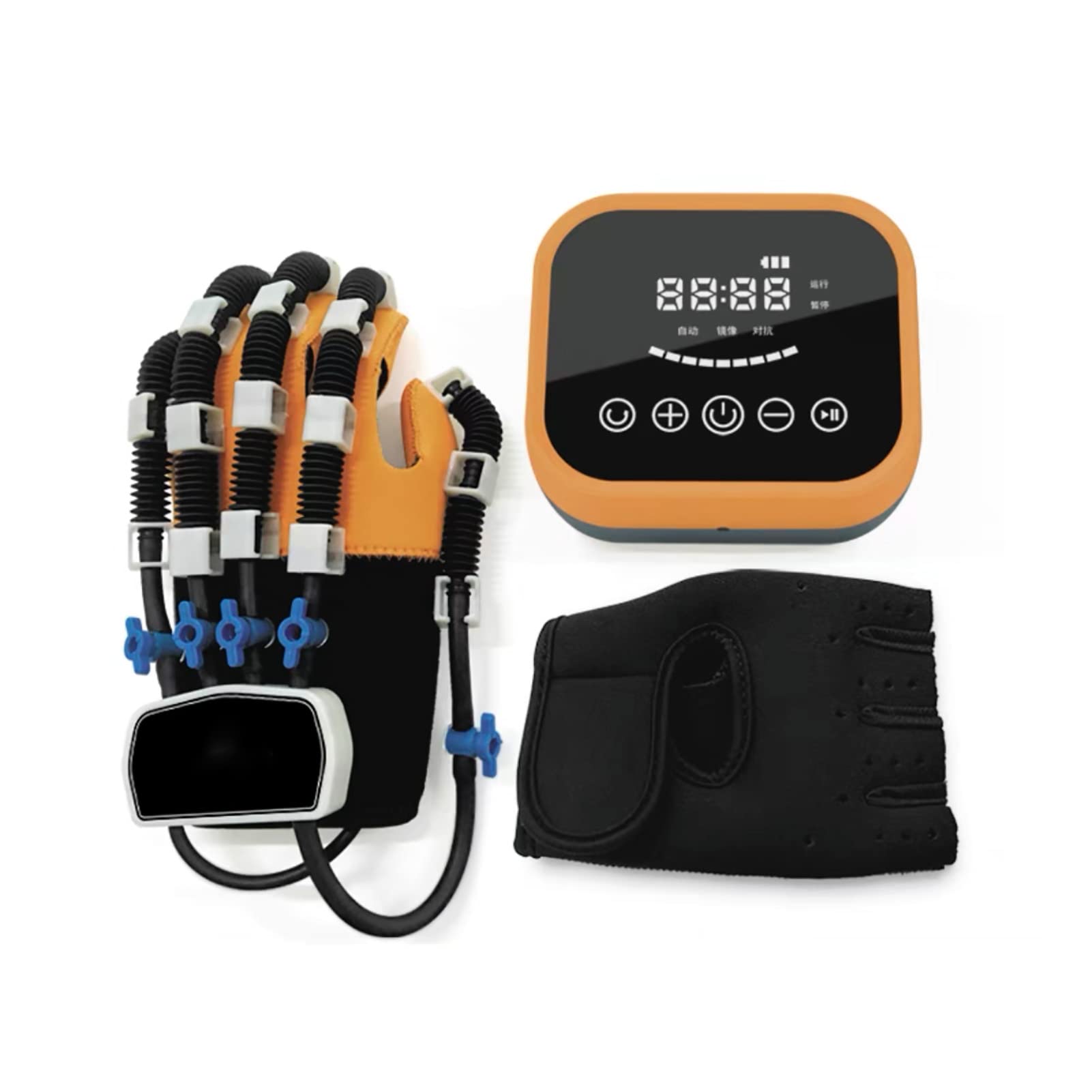 FXNFXLA Rehabilitation Robot Gloves for Hemiplegia & Stroke Recovery - Finger Rehabilitation Training Equipment & Hand Orthosis - Left Hand S Size - Improve Hand Function & Mobility for Daily Activities & Long-Term Relief