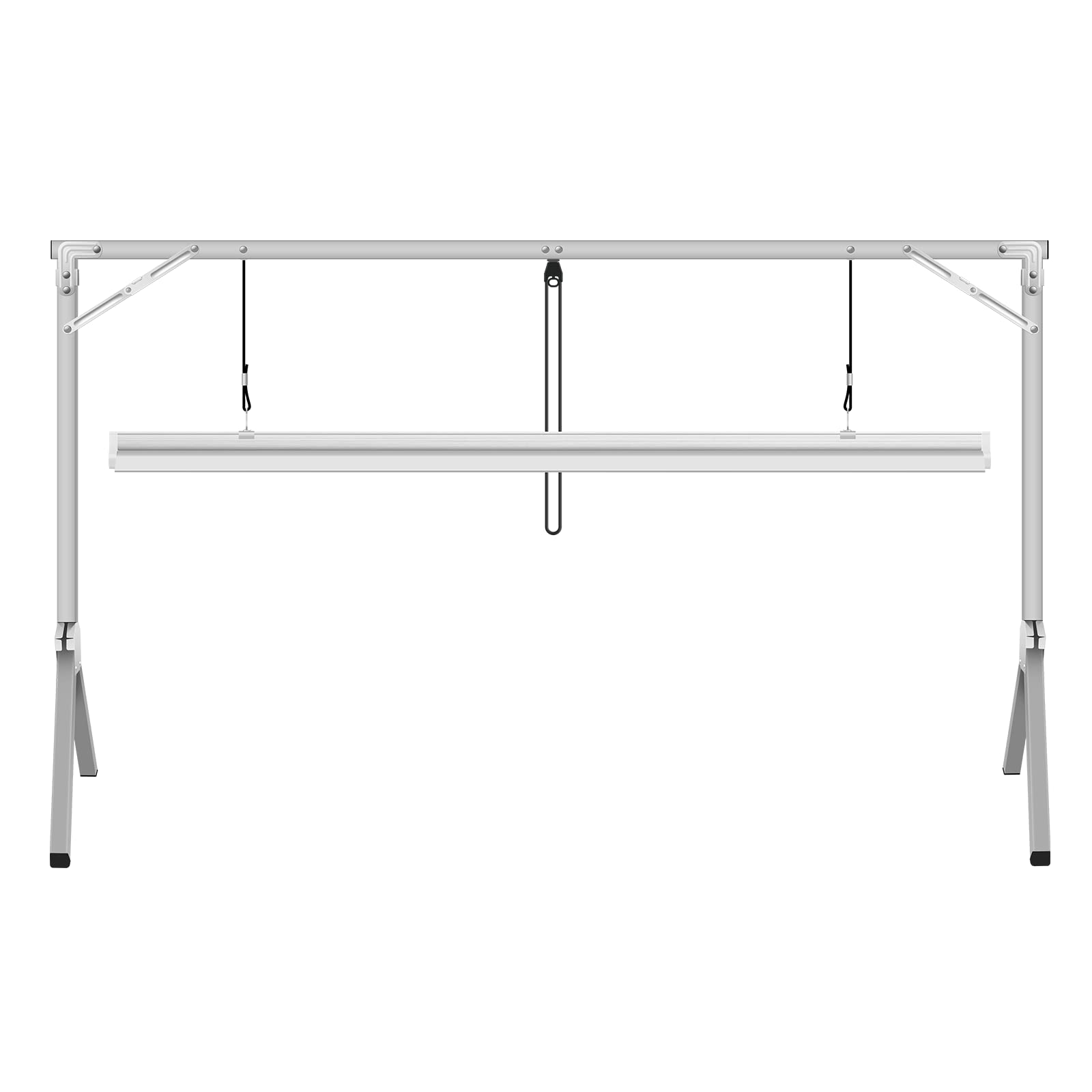 iPower 4FT T5 Fluorescent Grow Light System with Adjustable Stand - 54W Hydroponic Plant Light for Seed Starting, Indoor Gardening & Greenhouse Use - Energy Efficient Grow Lamp for Herbs, Vegetables & Flowers