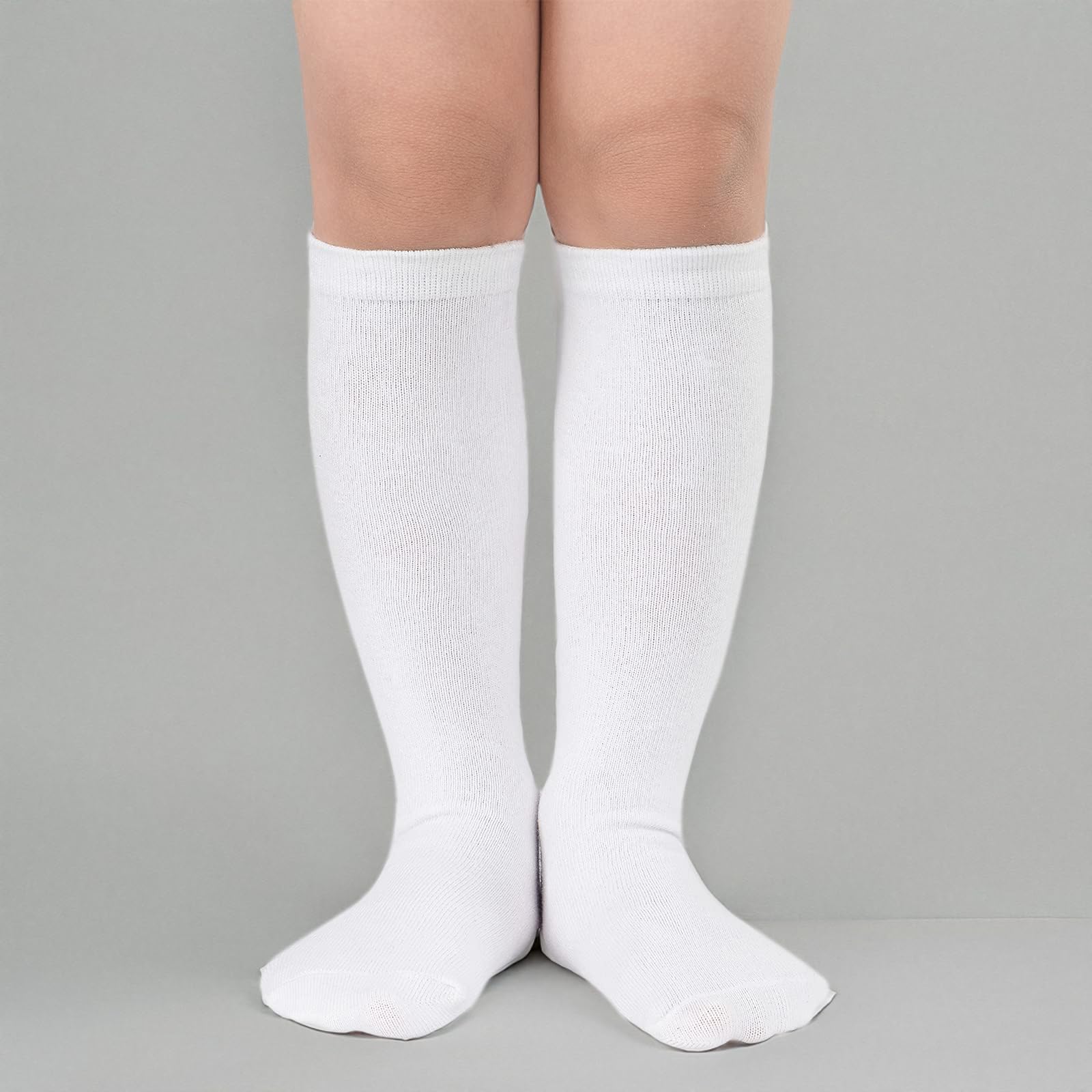 American Trends Kids Soccer Socks - Knee High Tube Socks with 3 Stripes for Boys & Girls Ages 1-9 Years - Perfect for Soccer Practice, Games & Team Uniforms