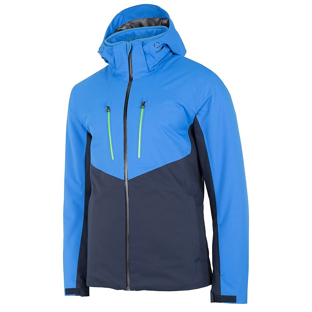 4F Kirk Insulated Ski Jacket for Men - Waterproof Winter Jacket with Thermal Lining - Perfect for Skiing, Snowboarding & Cold Weather Outdoor Activities