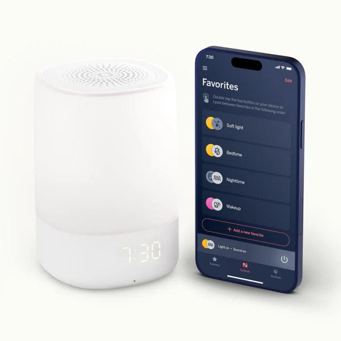 Nanit Pro Smart Baby Sound Machine & Night Light - White Noise Soother with Adjustable Light for Nursery, Bedroom & Travel