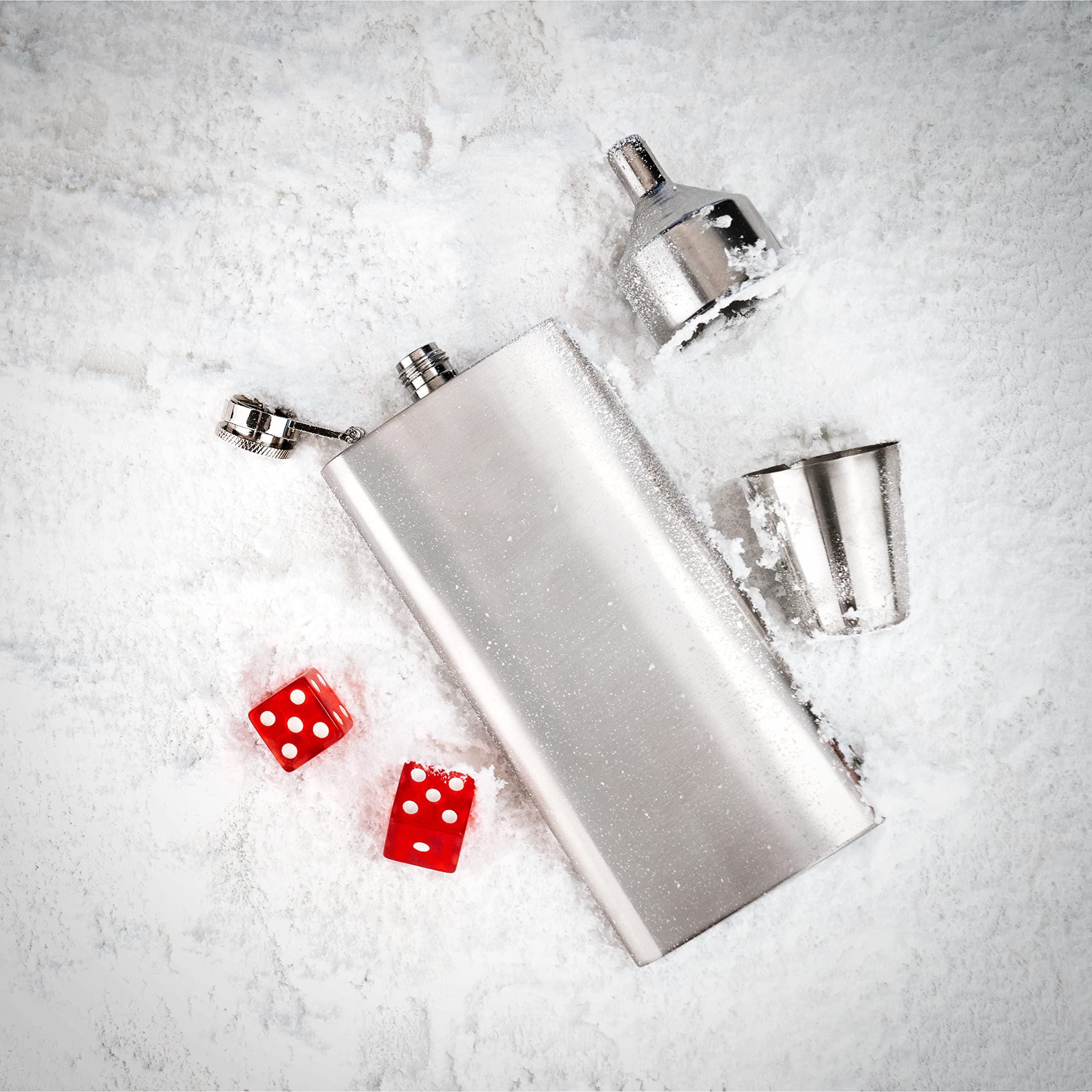 Set of 6 Premium Personalized Groomsmen Gifts - Rosewood Finish Flask with Playing Cards & Dice | Custom Wedding Favors for Groomsmen, Best Man & Bridal Party | Perfect for Bachelor Parties, Weddings & Anniversary Celebrations