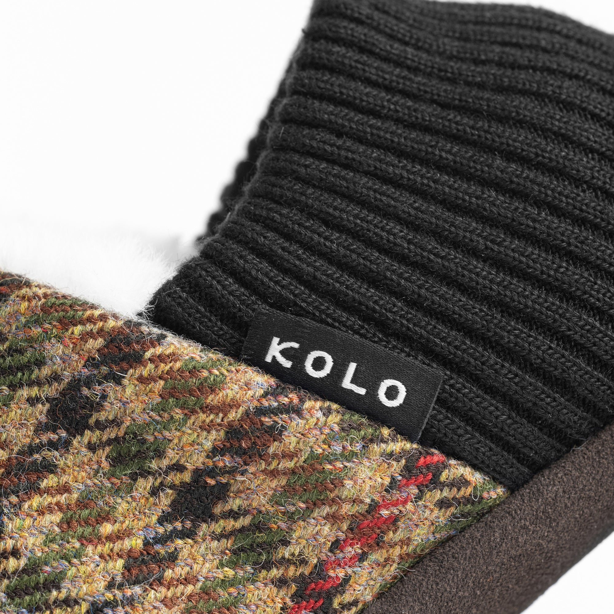 Finn Tweed House Shoes - Warm Fur Lined Indoor Slippers for Men & Women - Cozy Home Comfort for Winter & Relaxation