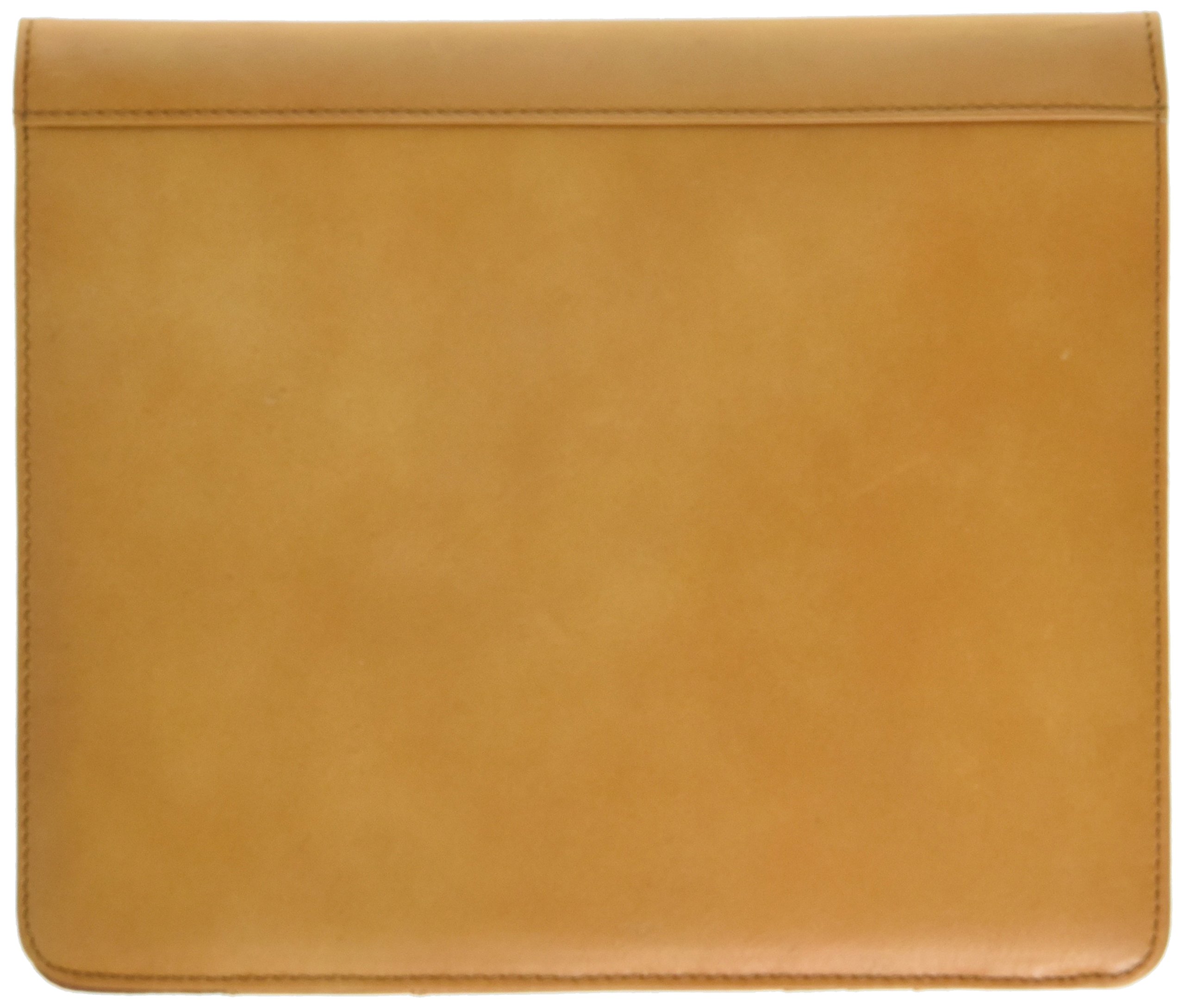 Bellino Leather Memo Pad Holder Junior - Tan | Premium Leather Notebook Cover | Perfect for Office, School & Travel Organization