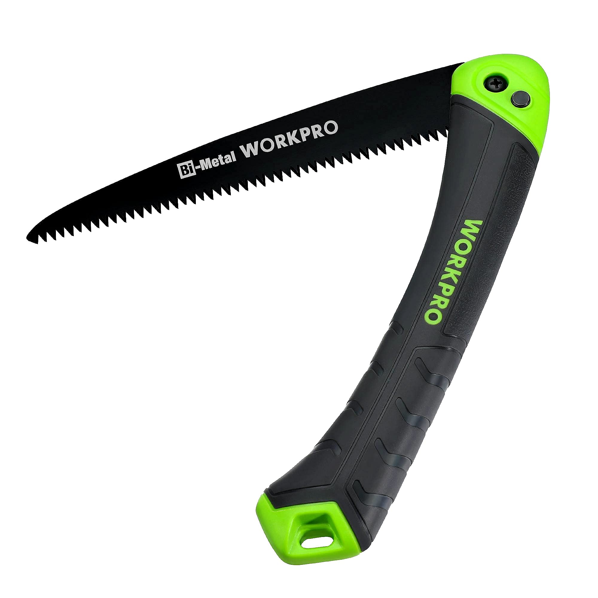 WORKPRO 7 Inch Folding Hand Saw - Triple Cut Teeth Pruning Saw for Tree Trimming, Gardening & Camping | Portable Safety Lock Design | Perfect for Outdoor Activities, Wood Cutting & Hunting Gear