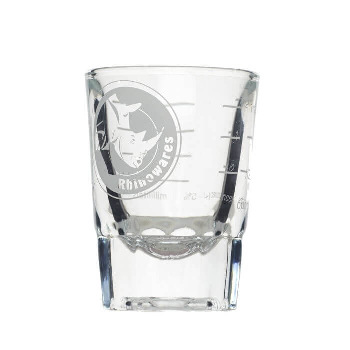 Rhinowares Coffee Shot Glass - 2oz Espresso Tasting Glass for Coffee Lovers, Perfect for Home Brewing, Barista Training & Coffee Tasting Events