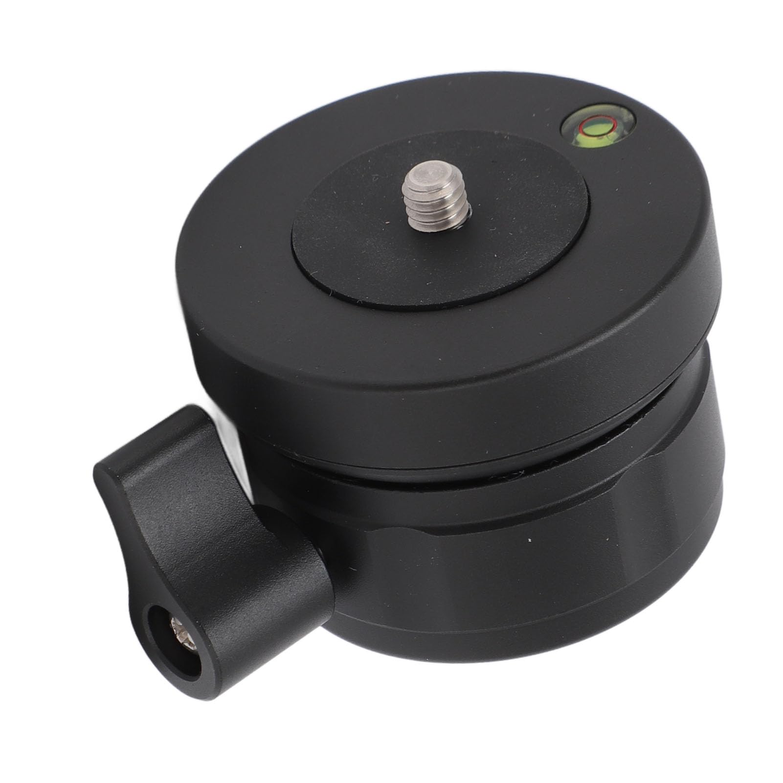 5° Tilt Mini Leveling Base with Bubble for Tripod Head - 1/4