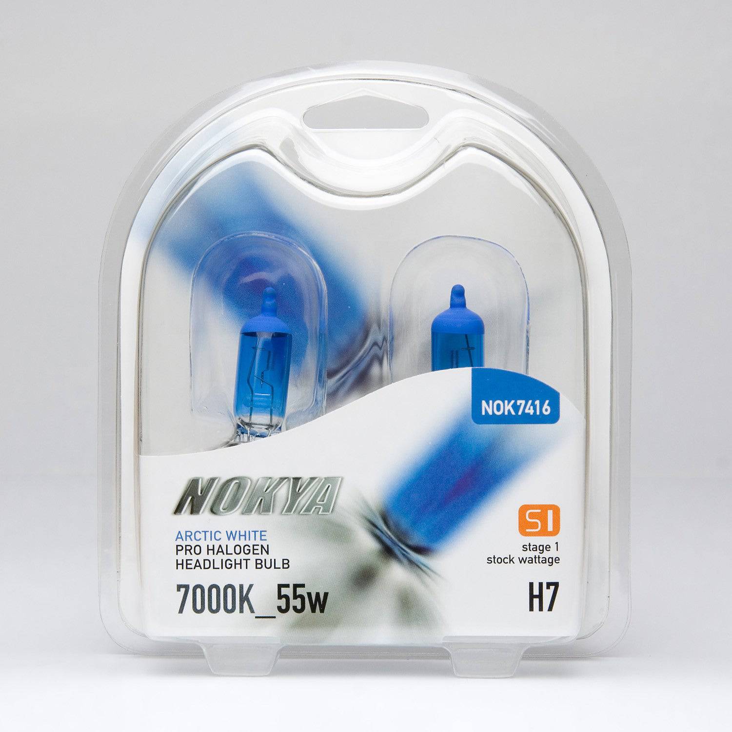 Nokya Arctic White H7 LED Bulbs 7000K 55W - Super Bright Xenon White Headlight Replacement for Cars, Trucks, SUVs - Perfect for Night Driving and Enhanced Visibility