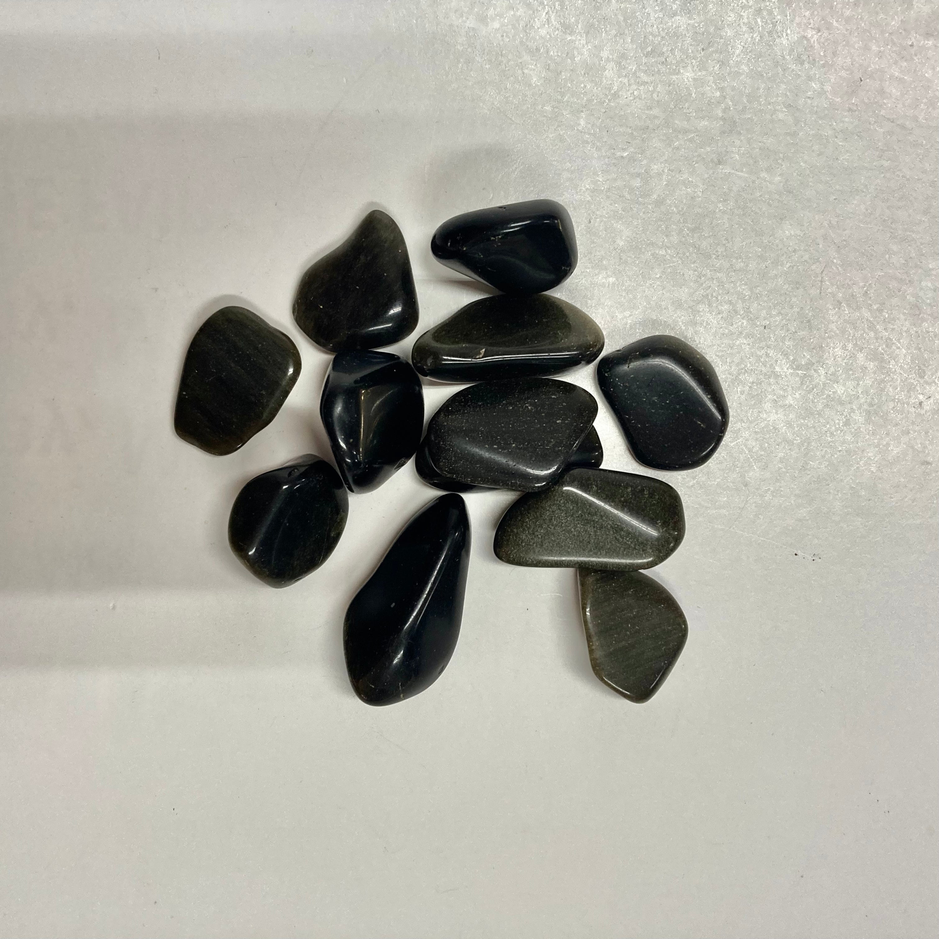 Goldsheen Black Obsidian Stone - Natural Healing Crystal for Protection, Meditation & Energy Cleansing | Perfect for Home Decor, Jewelry Making & Spiritual Practices