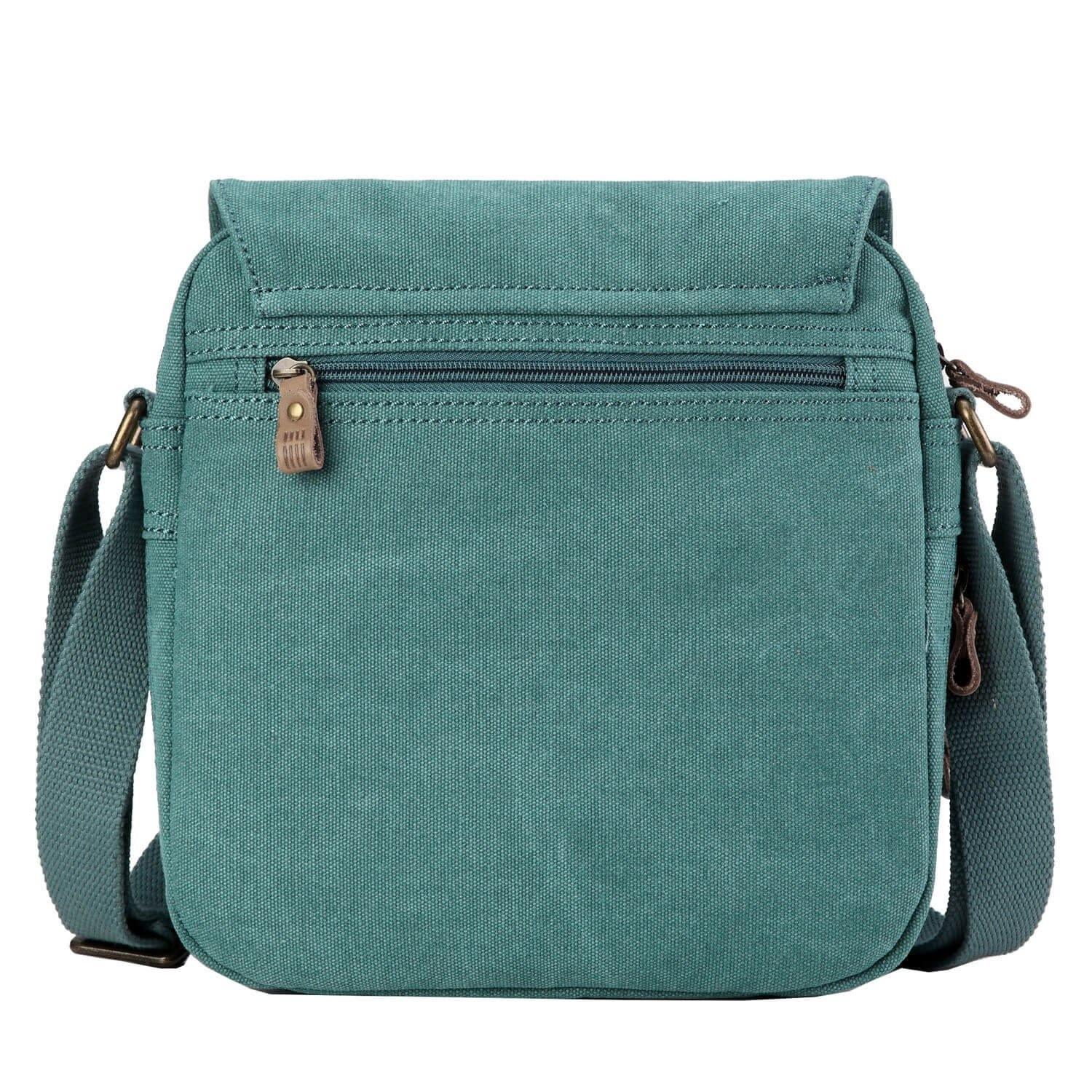 TRP0238 Troop London Classic Canvas Crossbody Bag - Stylish & Durable for Travel, Work & Everyday Use