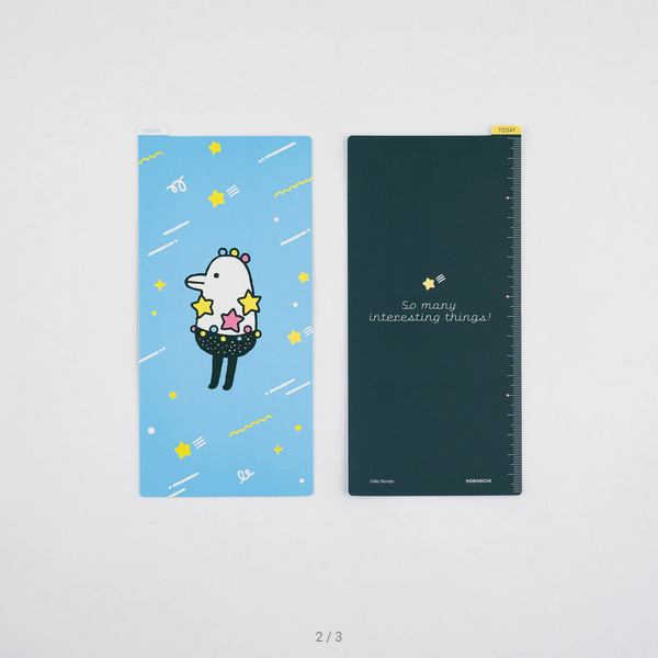 Hobonichi Weeks Pencil Board - Illumi Dori Design | Premium Planner Accessory for Writing & Note-Taking | Perfect for Journaling, Planning & Organization