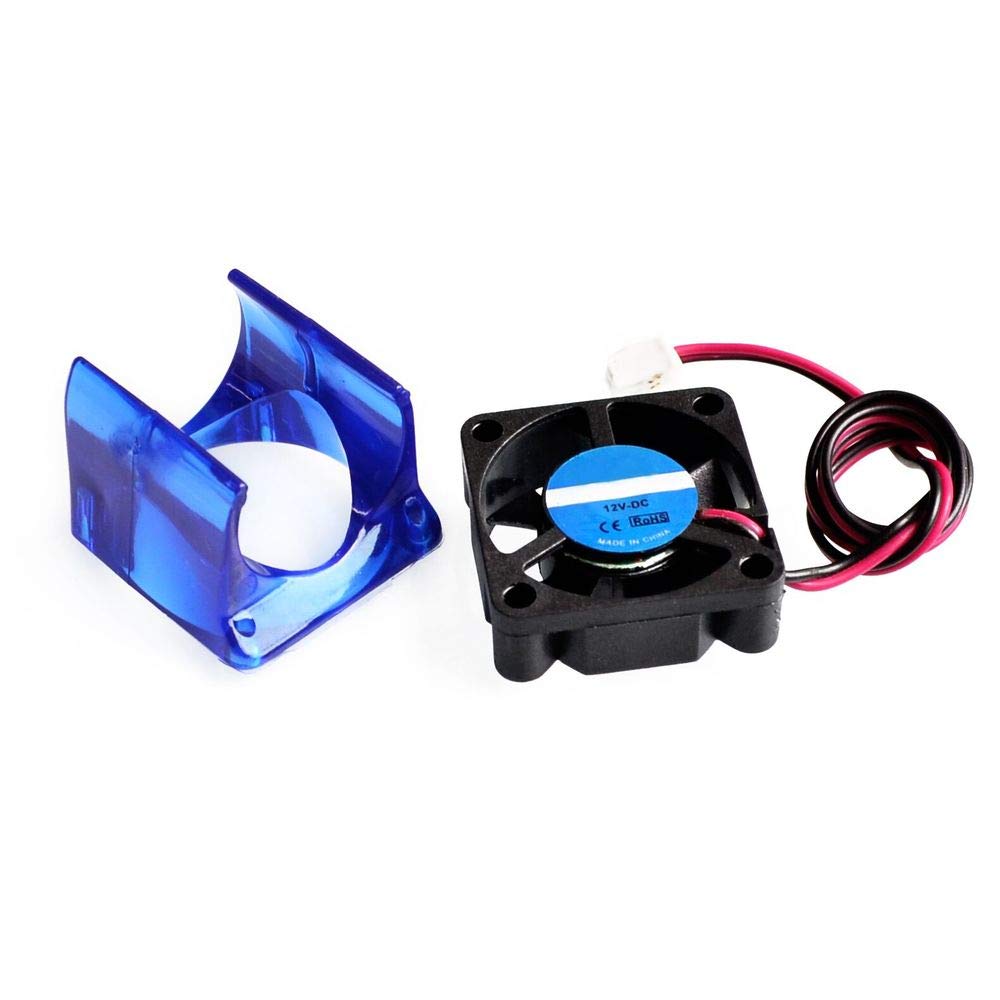High-Quality 3D Printer Parts - DIY Reprap V6 Injection Molded Fan Duct & Housing Guard with Cooling Fan for Improved Print Cooling | Perfect for Home 3D Printing, Maker Projects & Reprap Upgrades