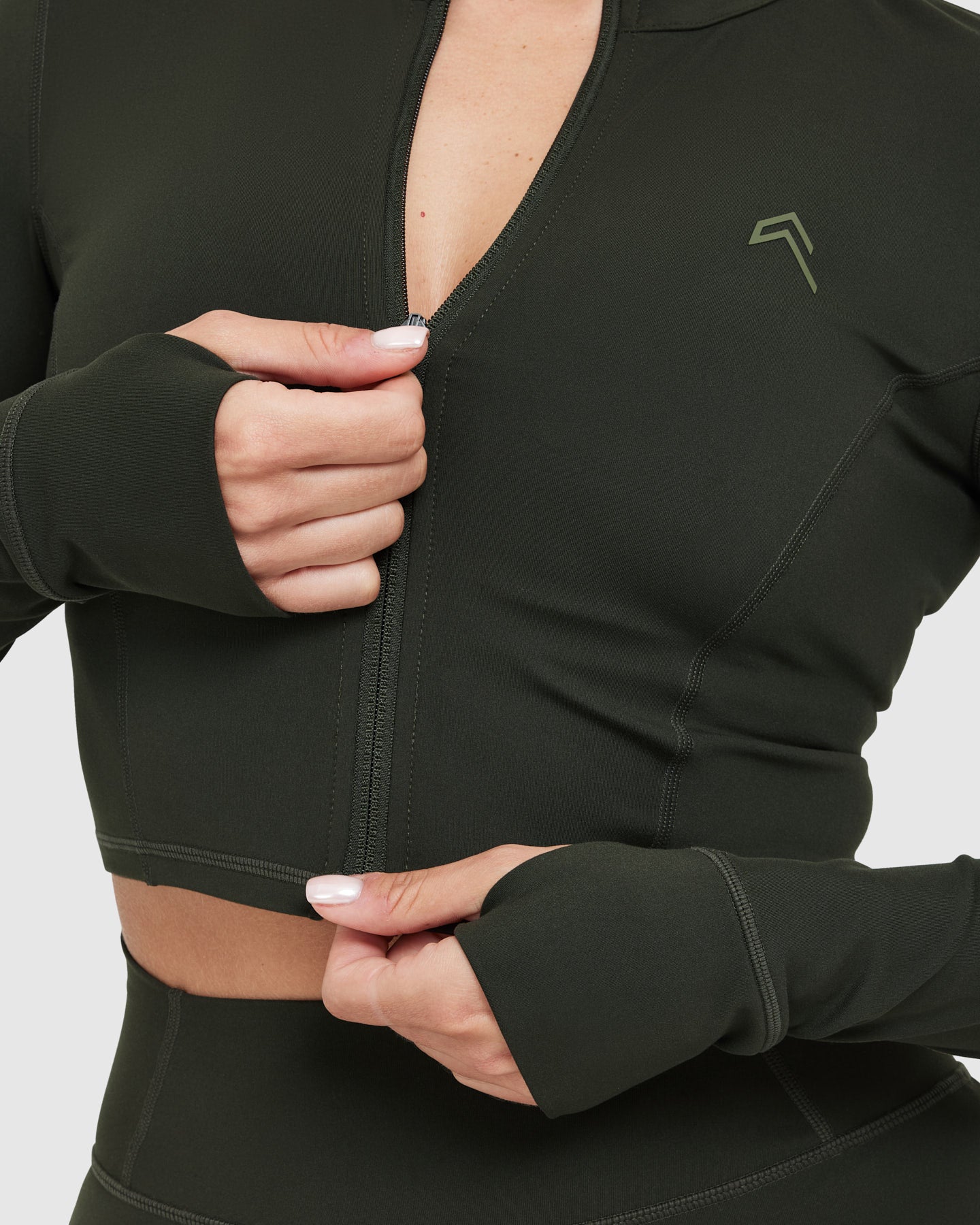 Timeless Khaki Crop Jacket for Women - Lightweight Spring & Fall Outerwear - Perfect for Casual Outings, Travel & Layering