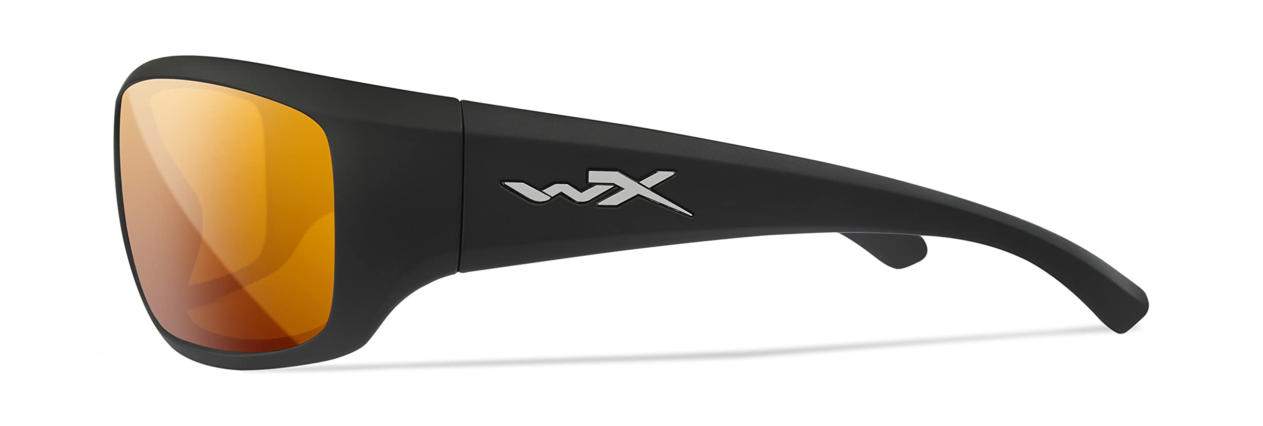**Wiley X WX Omega Captivate Polarized Sunglasses – UV Protection Safety Glasses for Men & Women – Matte Black Frames with Bronze Mirror Lenses – Ideal for Shooting, Fishing, Biking & Extreme Sports**    *(Use Case: Perfect for outdoor activities, driving, and sports enthusiasts seeking durable, high-performance eyewear.)*
