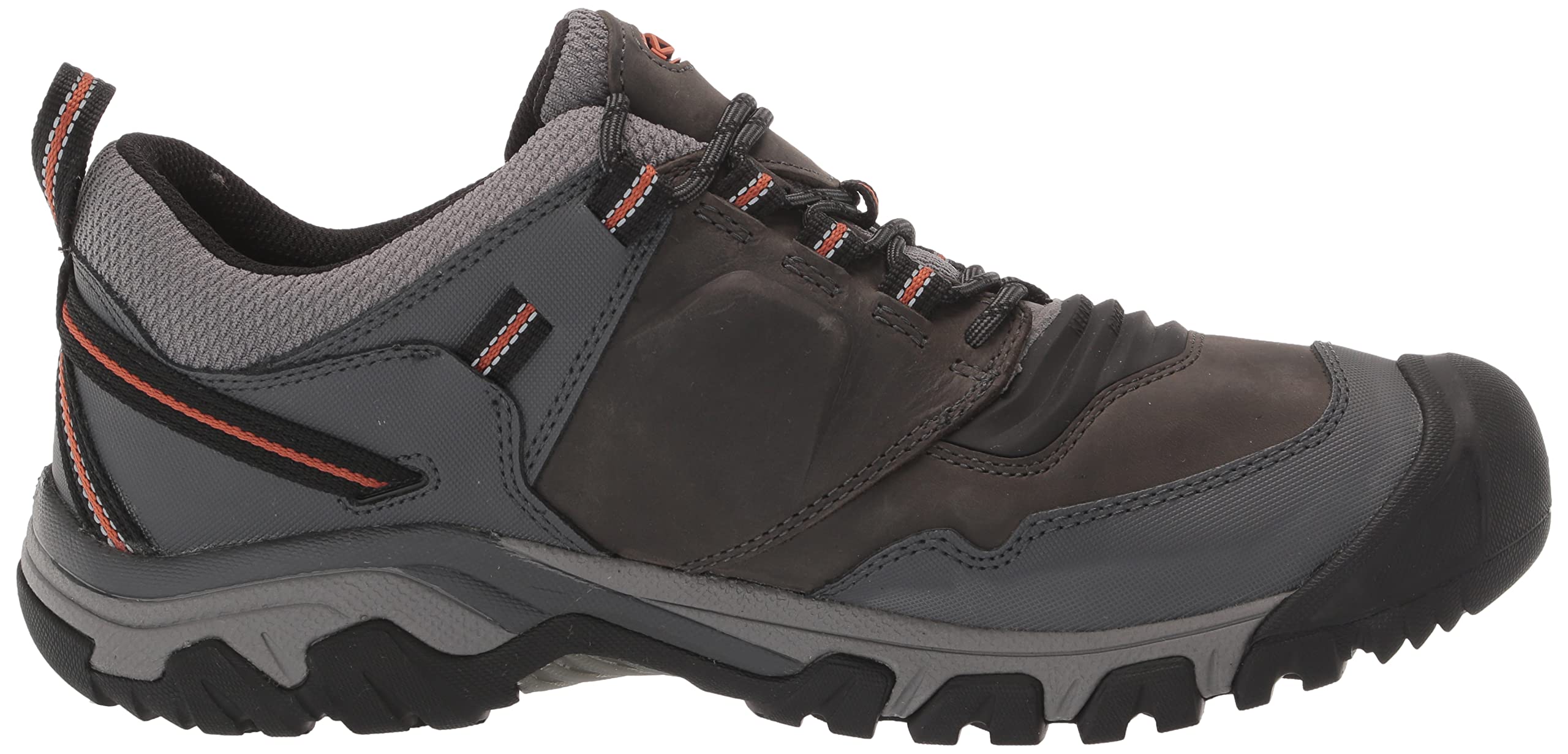KEEN Men's Ridge Flex Low Height Waterproof Hiking Boots - Lightweight & Durable Outdoor Shoes for Trail Walking, Camping & Backpacking
