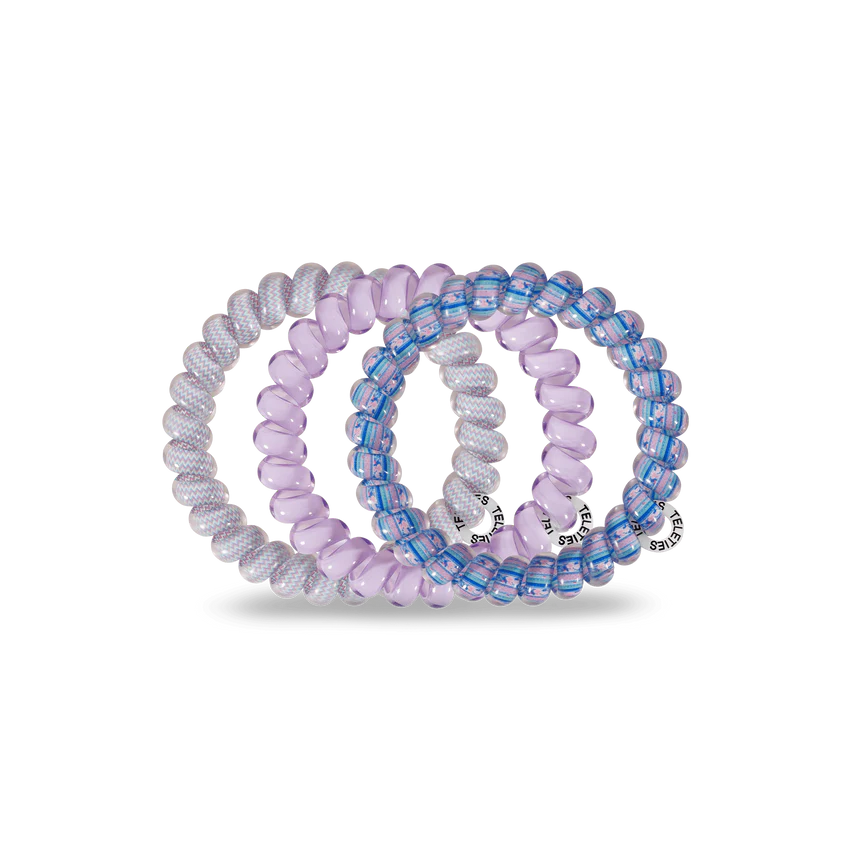 Orchid Oasis Large Hair Tie Pack - 50 Pcs Soft Scrunchies for Women & Girls (Black) - Perfect for Workouts, Yoga, School & Everyday Use