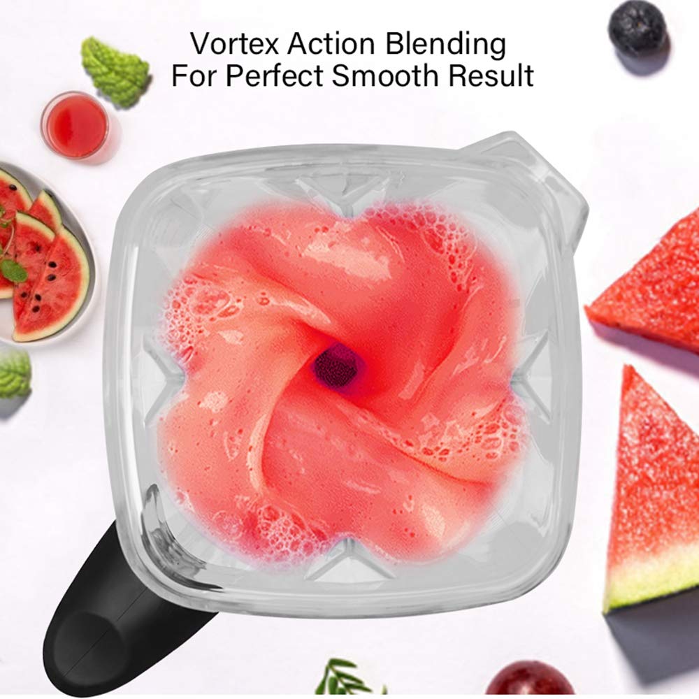 BioloMix 2200W Professional Countertop Blender - 68Oz BPA-Free Pitcher, 8 Stainless Steel Blades, Smart Timer & Preset Programs for Smoothies, Ice Crushing, Frozen Desserts - Perfect for Home Kitchen, Restaurants & Healthy Lifestyle