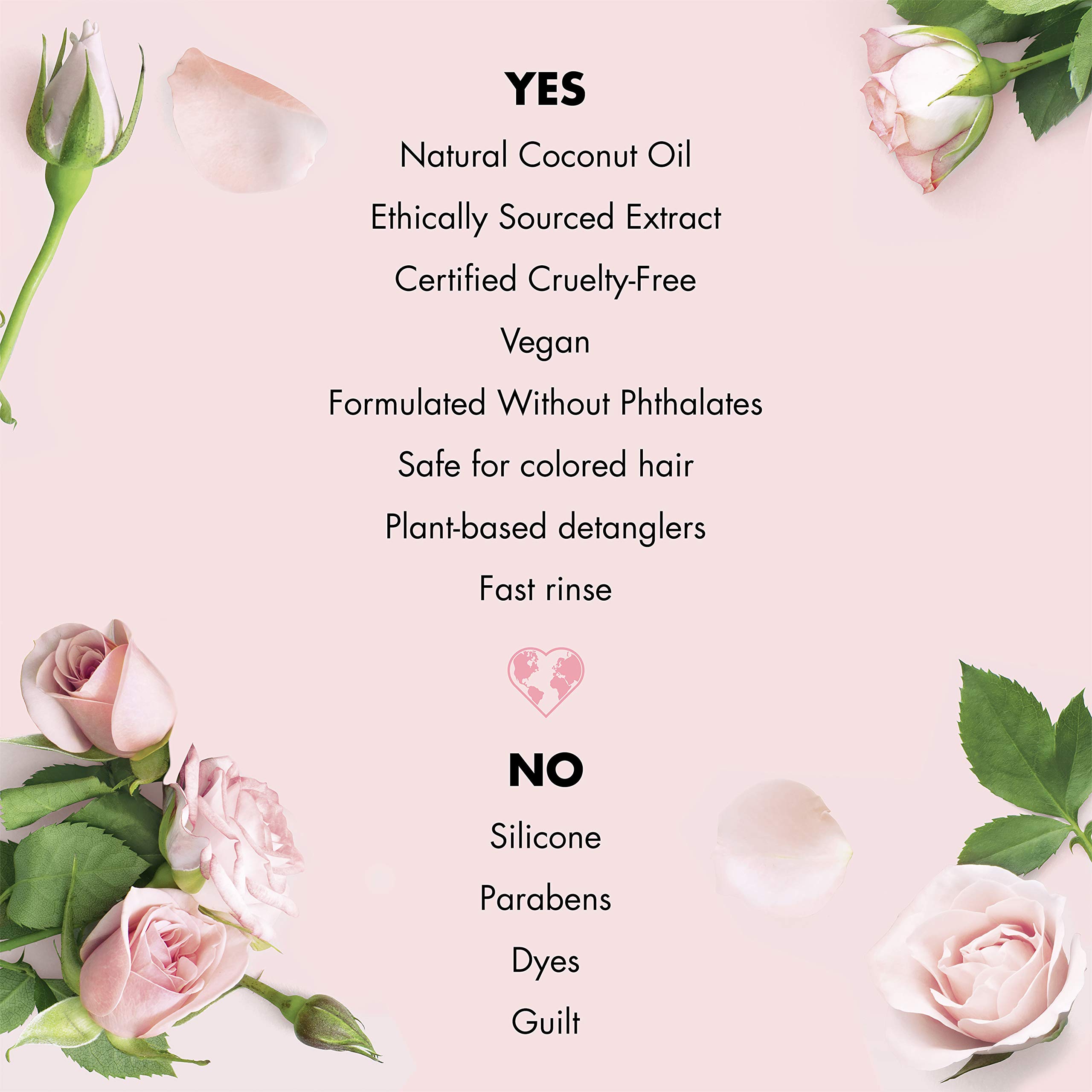 Love Beauty and Planet Blooming Color Conditioner for Color Treated Hair - Murumuru Butter & Rose Scent, 13.5 oz | Hydrating & Vibrant Hair Care for Daily Use & Salon Results at Home