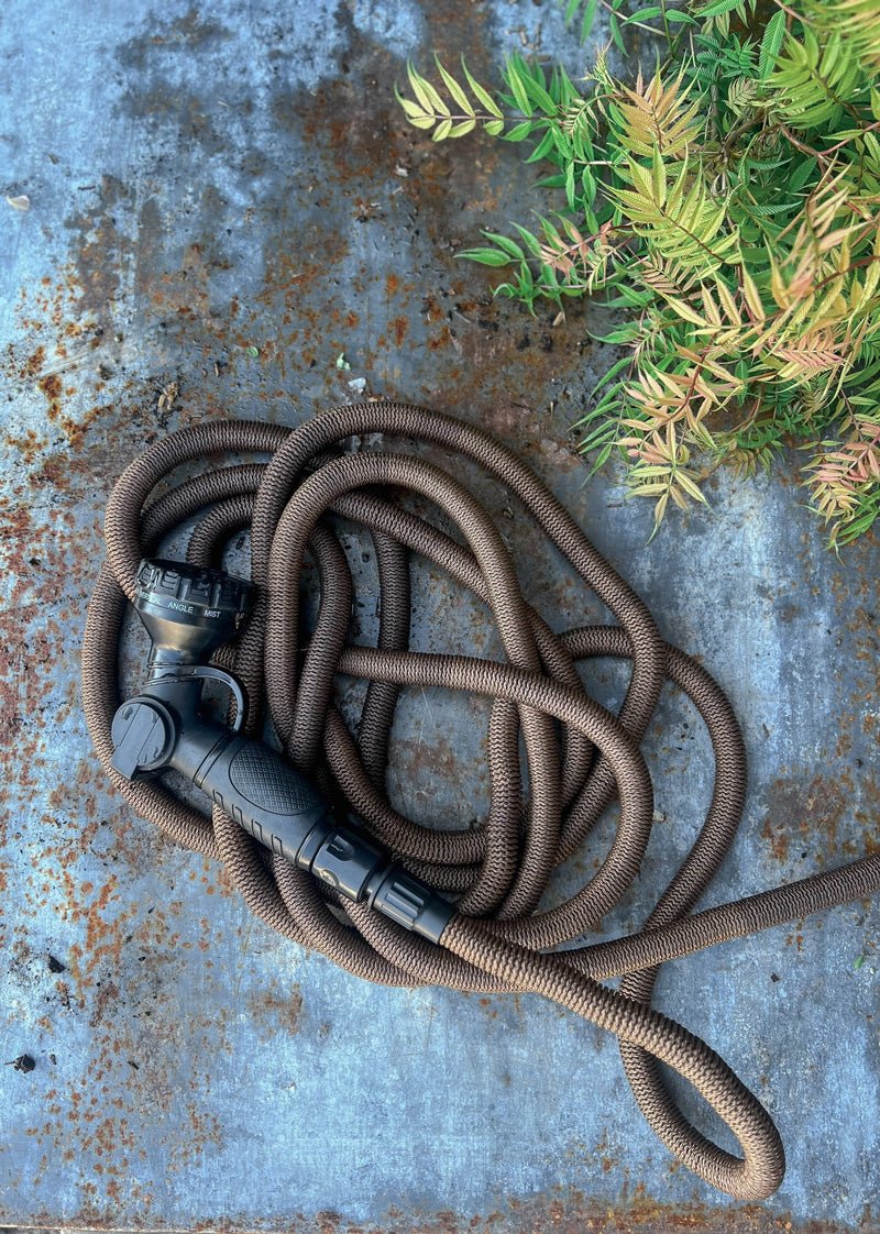 Premium Heavy Duty Garden Hose - 50ft Expandable Water Hose with 8 Function Spray Nozzle - Ideal for Watering Plants, Washing Cars, and Outdoor Cleaning