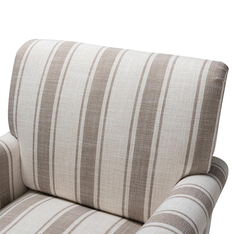 Quentin Upholstered Armchair - Modern Accent Chair for Living Room, Bedroom & Office - Comfortable Lounge Chair with Soft Fabric & Sturdy Wooden Legs