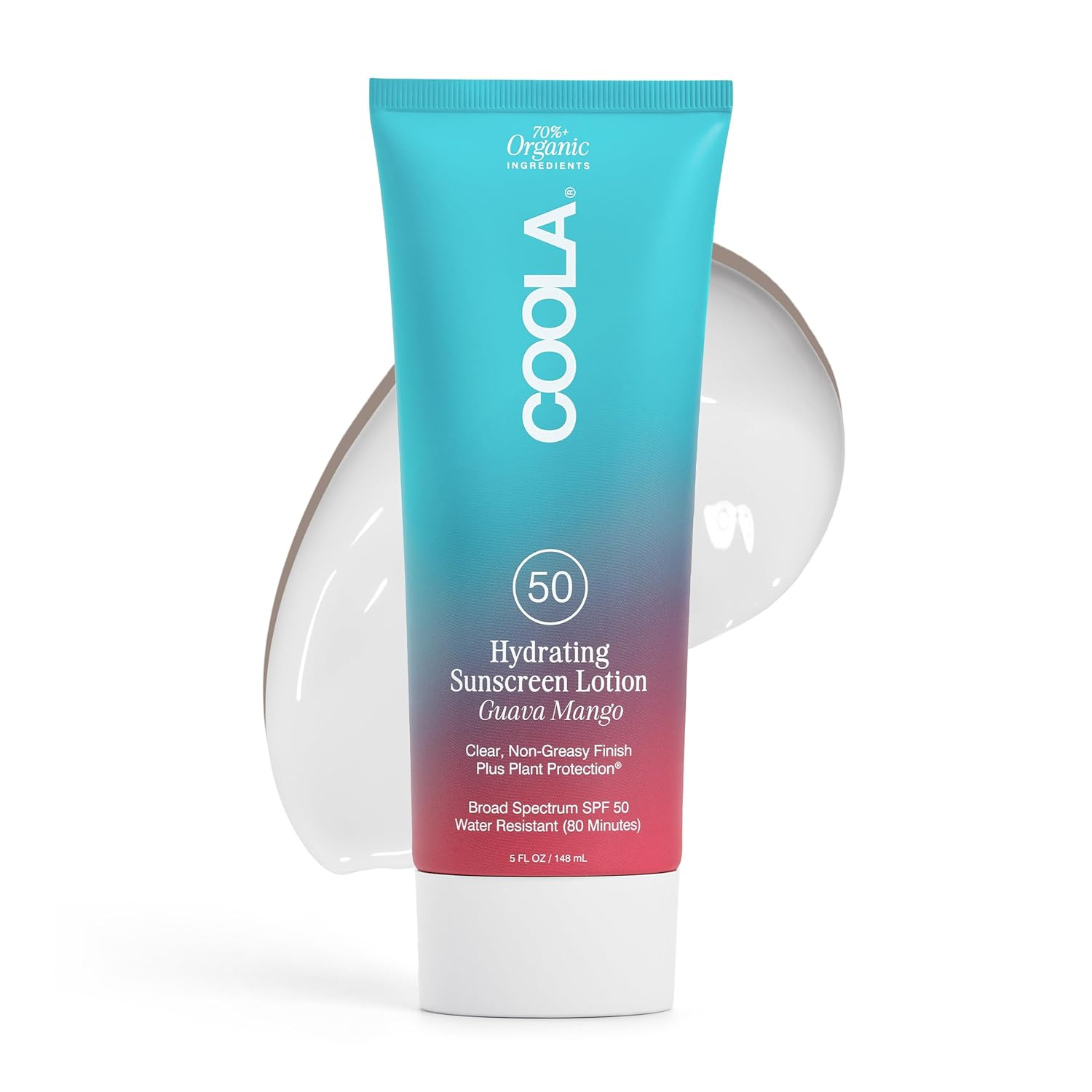 COOLA Classic Body Organic Sunscreen Lotion SPF 50 - Broad Spectrum UVA/UVB Protection, Water Resistant, Reef Safe, Vegan & Cruelty-Free - Perfect for Beach, Pool & Outdoor Activities
