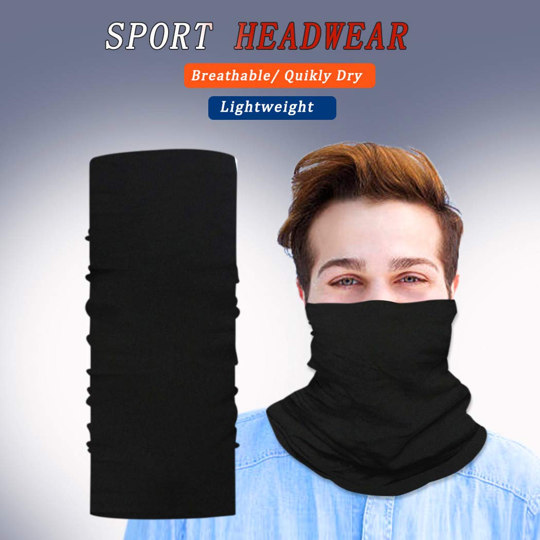 Breathable Neck Gaiter Mask - UPF 50+ Sun Protection Face Scarf & Bandana Tube Cover for Men & Women - Perfect for Hiking, Cycling, Running & Outdoor Activities