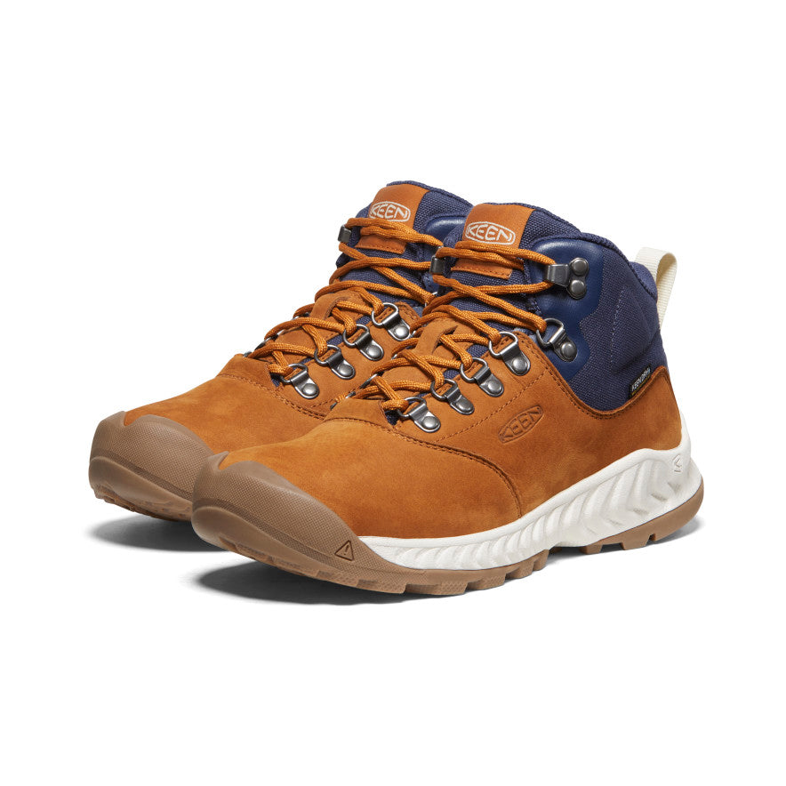 Women's KEEN NXIS Explorer Waterproof Hiking Boots - Maple/Birch Color | All-Terrain Outdoor Adventure Footwear for Hiking, Camping & Trail Walking
