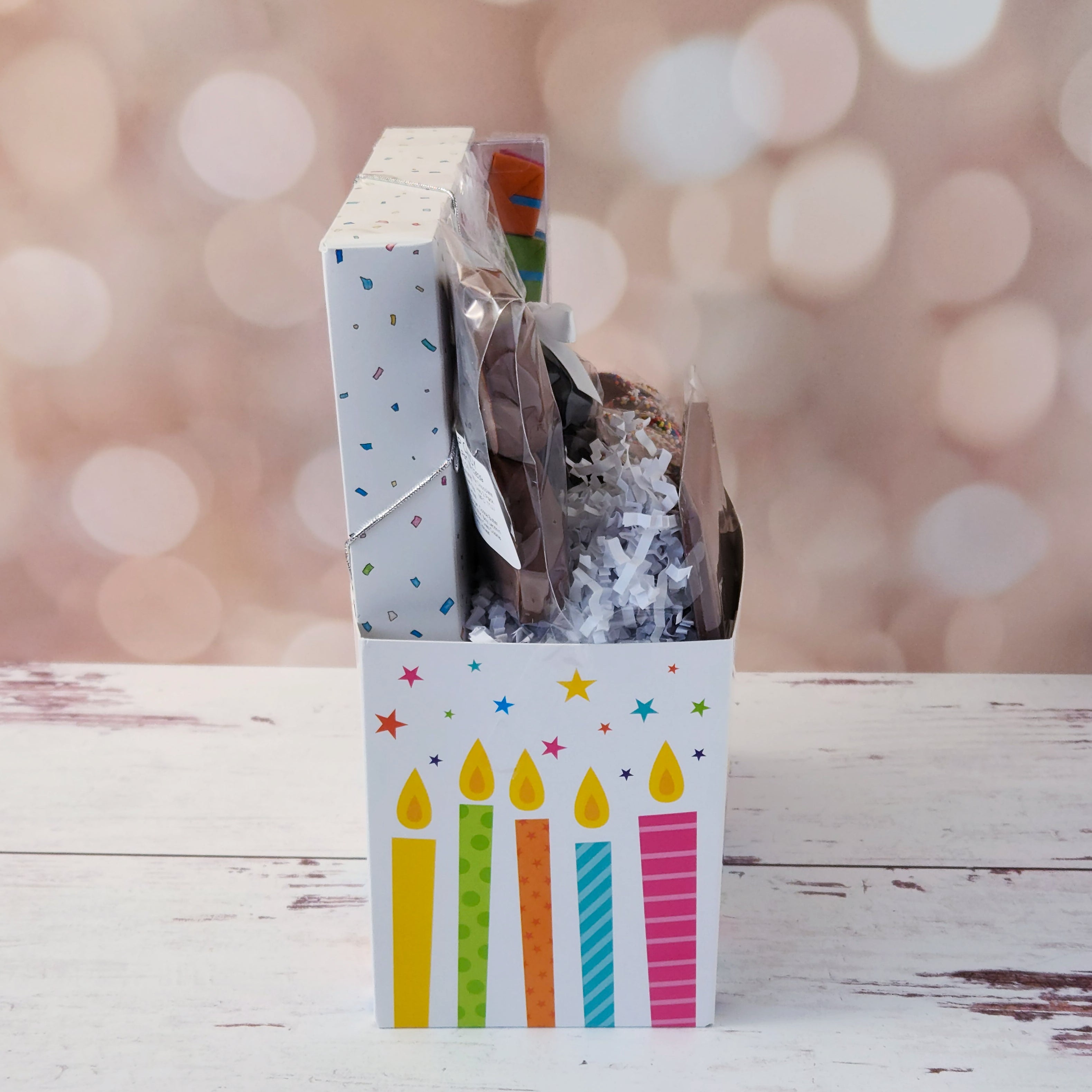 Happy Birthday Gift Basket for Women & Men - Thoughtful Present for Birthday Parties, Anniversaries & Special Occasions